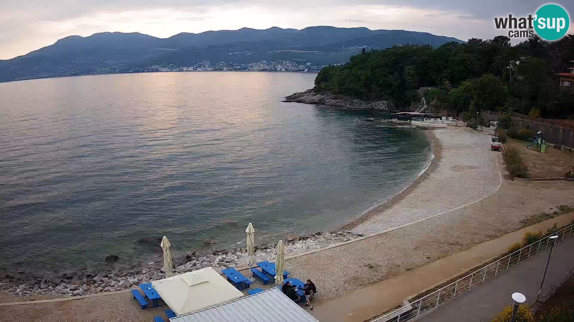 LIVE Webcam Rijeka beach Swimming pools Kantrida