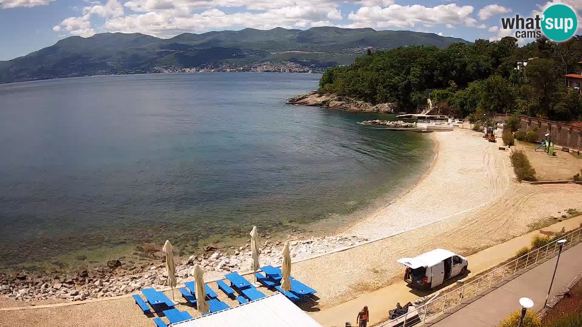 LIVE Webcam Rijeka beach Swimming pools Kantrida