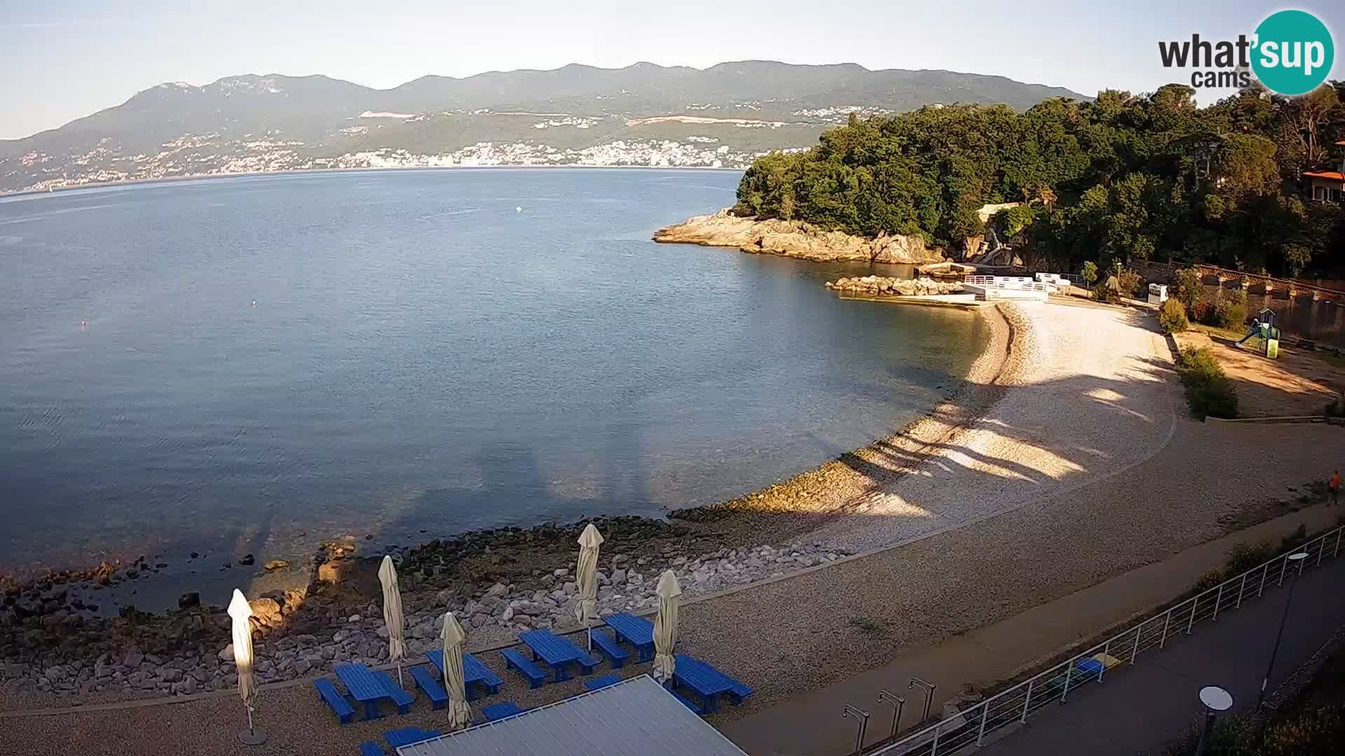 LIVE Webcam Rijeka beach Swimming pools Kantrida