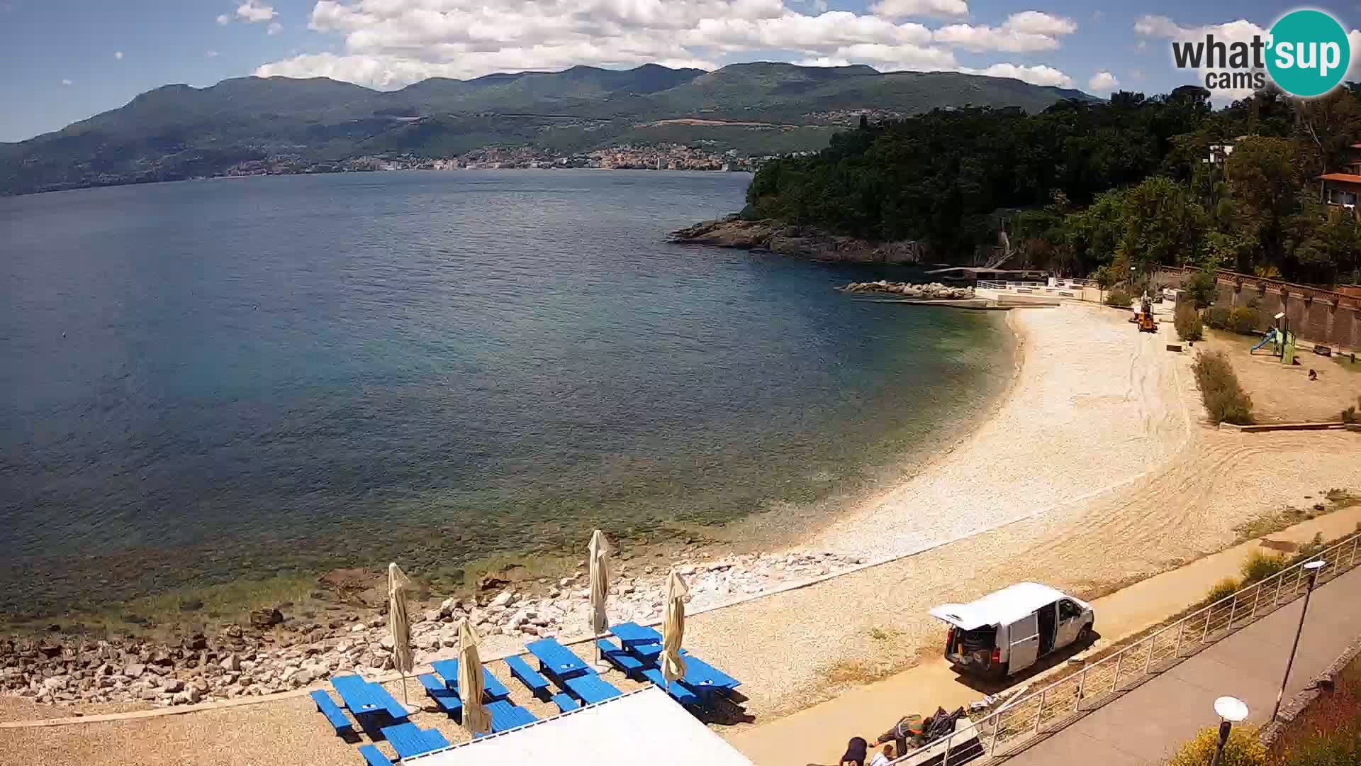 Rijeka web kamera plaža pri Bazenih Kantrida