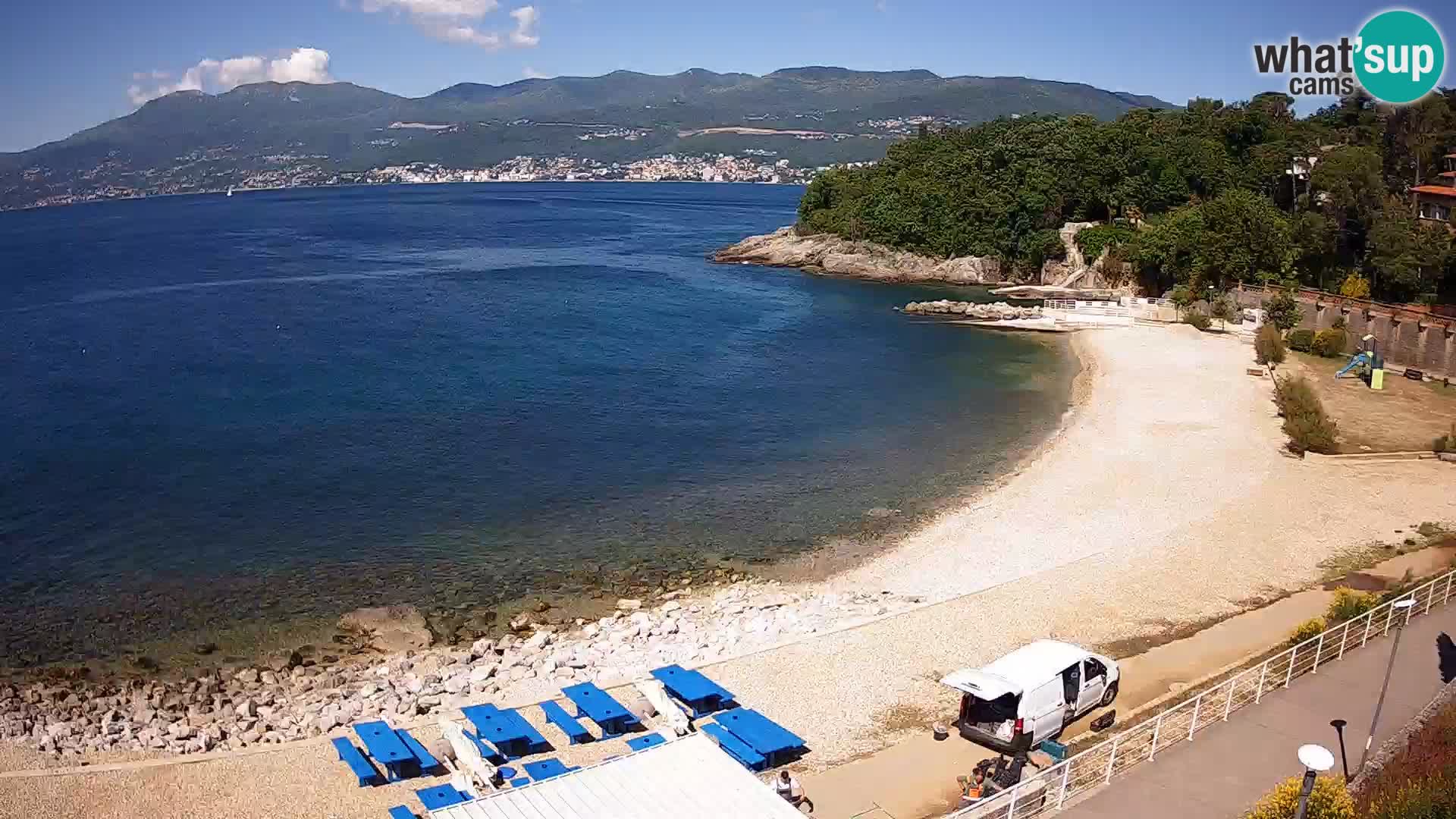 Reka Spletna kamera  plaža pri Bazenih Kantrida