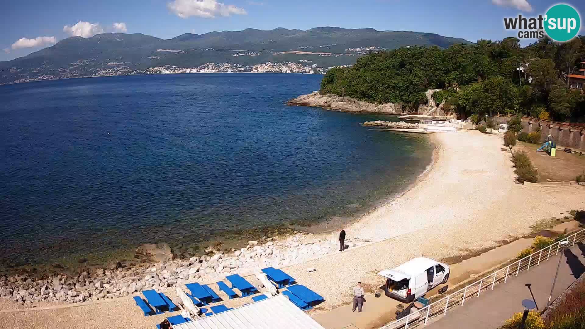 Rijeka web kamera plaža pri Bazenih Kantrida