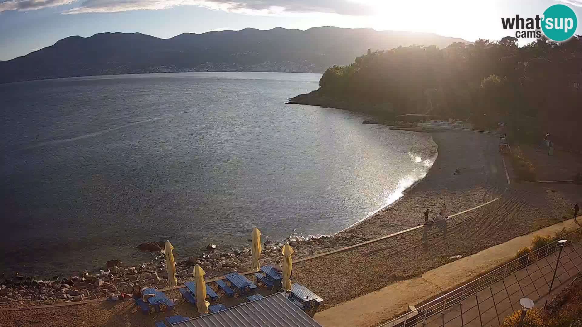 Reka Spletna kamera  plaža pri Bazenih Kantrida