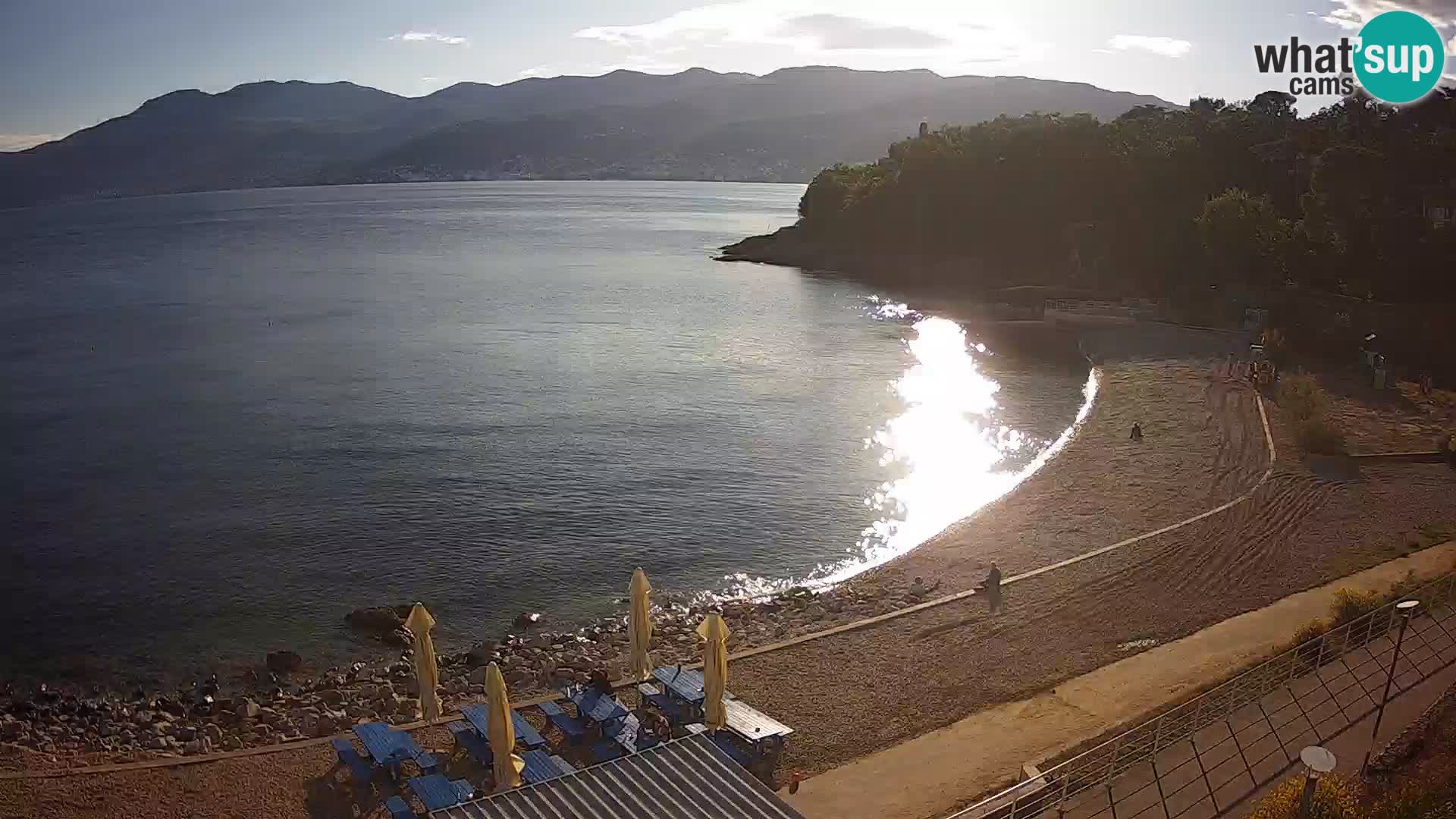 Reka Spletna kamera  plaža pri Bazenih Kantrida