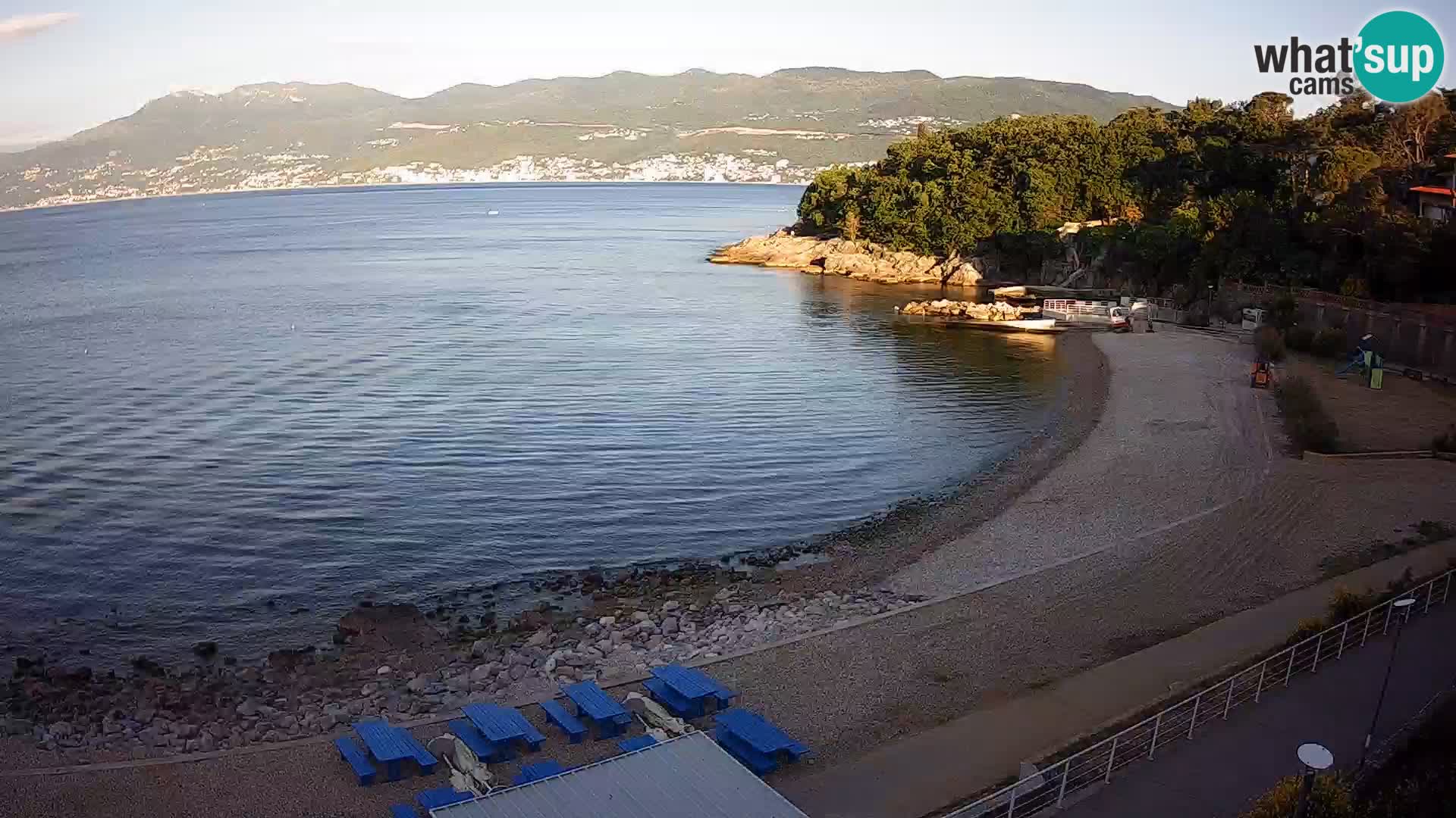LIVE Webcam Rijeka beach Swimming pools Kantrida