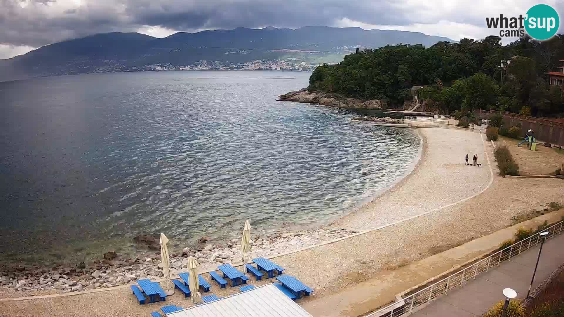 Reka Spletna kamera  plaža pri Bazenih Kantrida