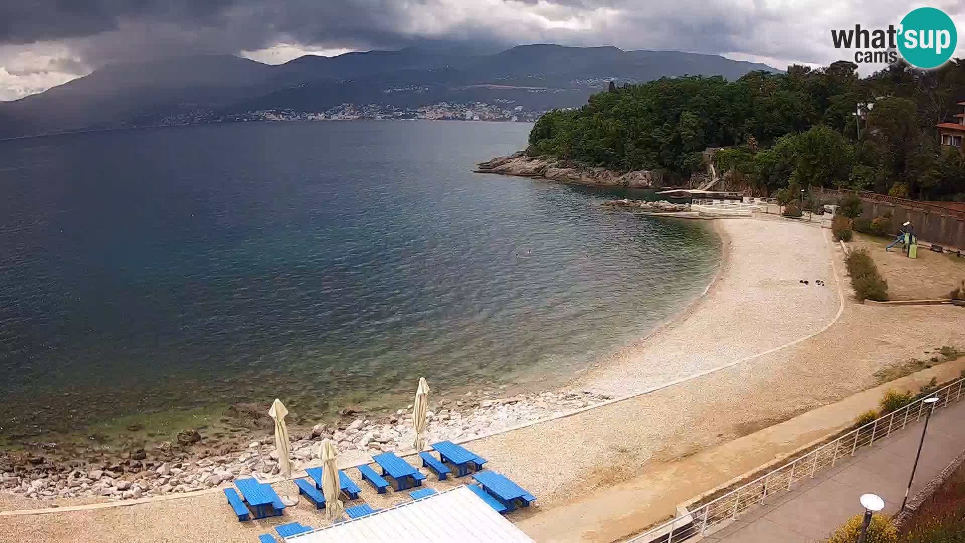 Reka Spletna kamera  plaža pri Bazenih Kantrida