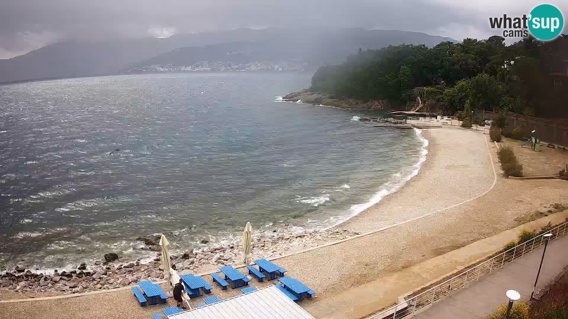 LIVE Webcam Rijeka beach Swimming pools Kantrida