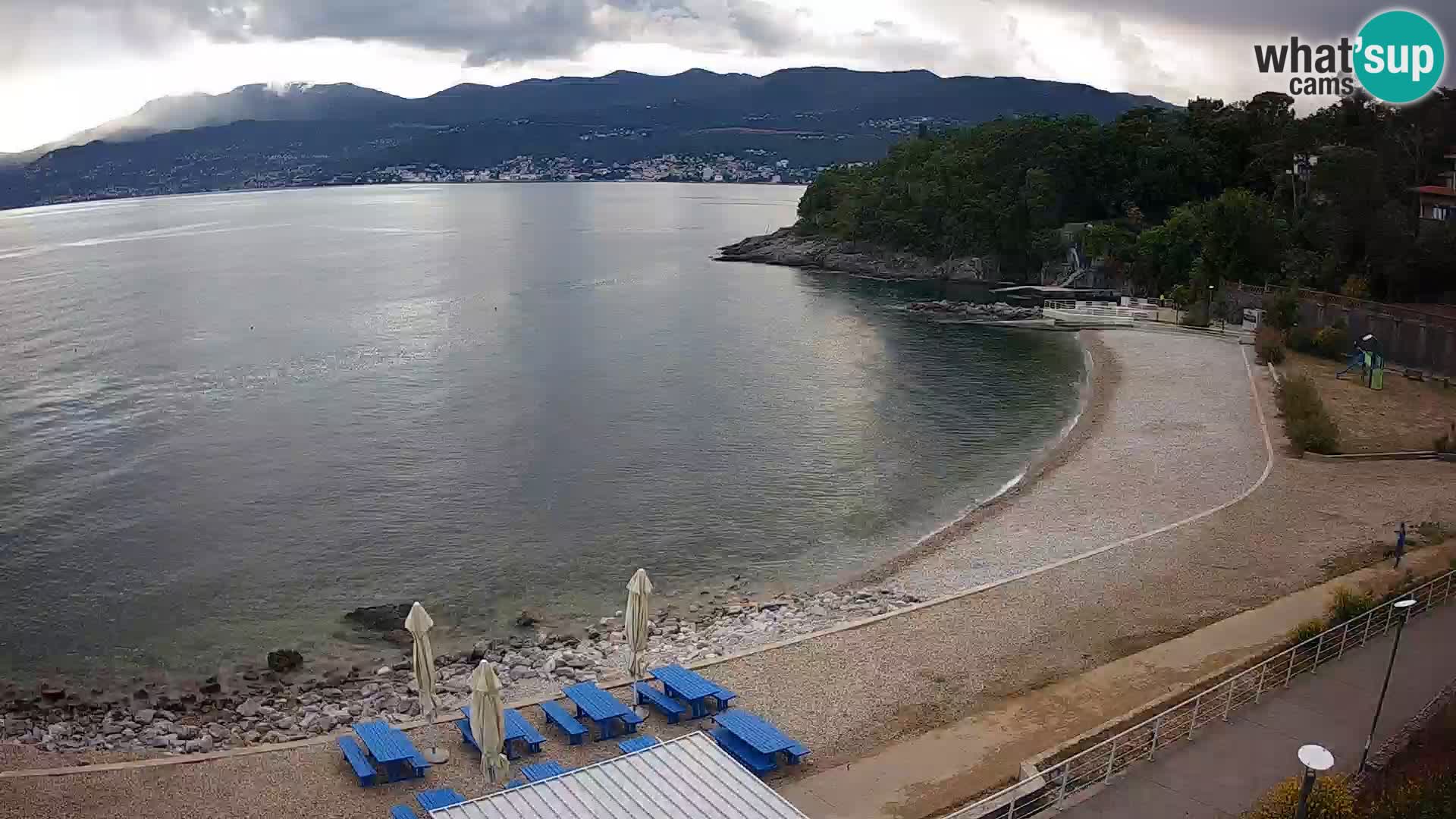 Reka Spletna kamera  plaža pri Bazenih Kantrida