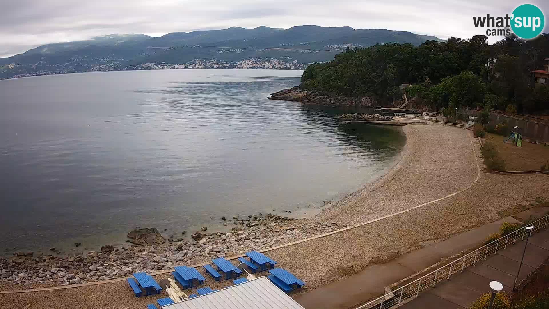 LIVE Webcam Rijeka beach Swimming pools Kantrida