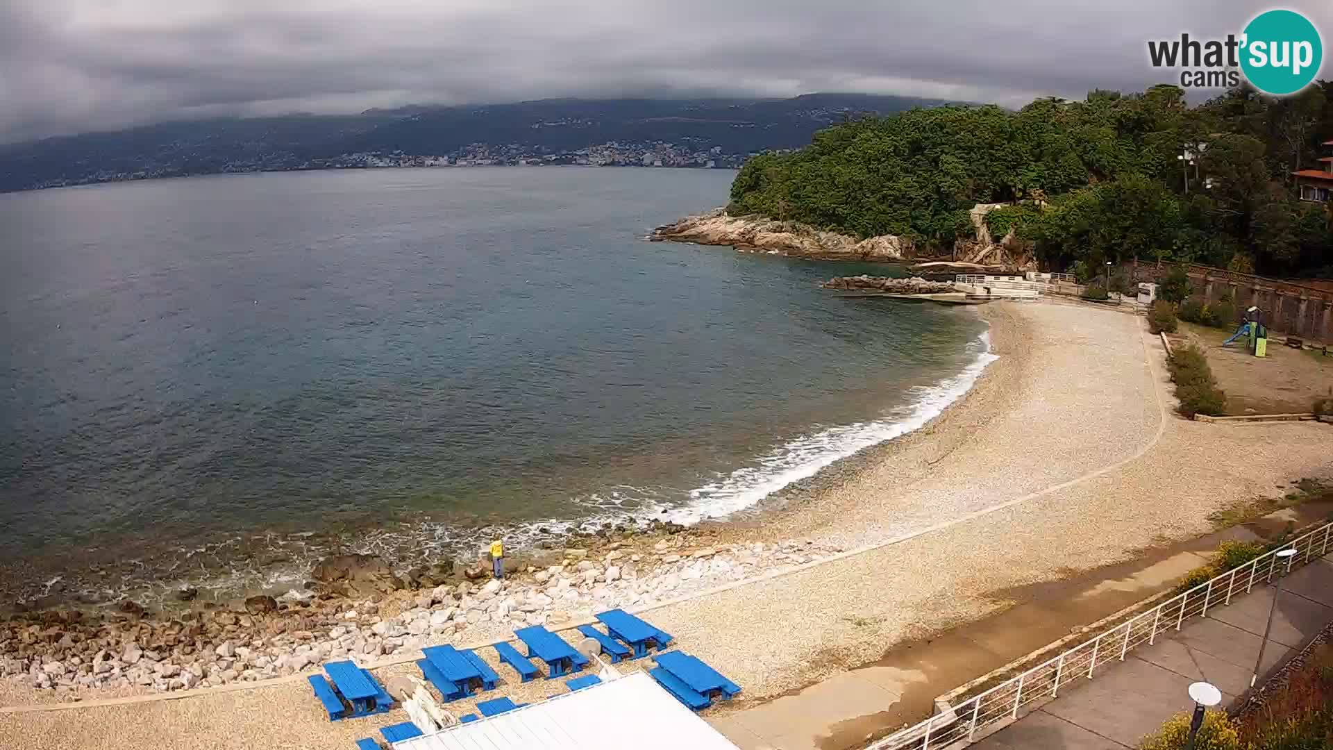 LIVE Webcam Rijeka beach Swimming pools Kantrida