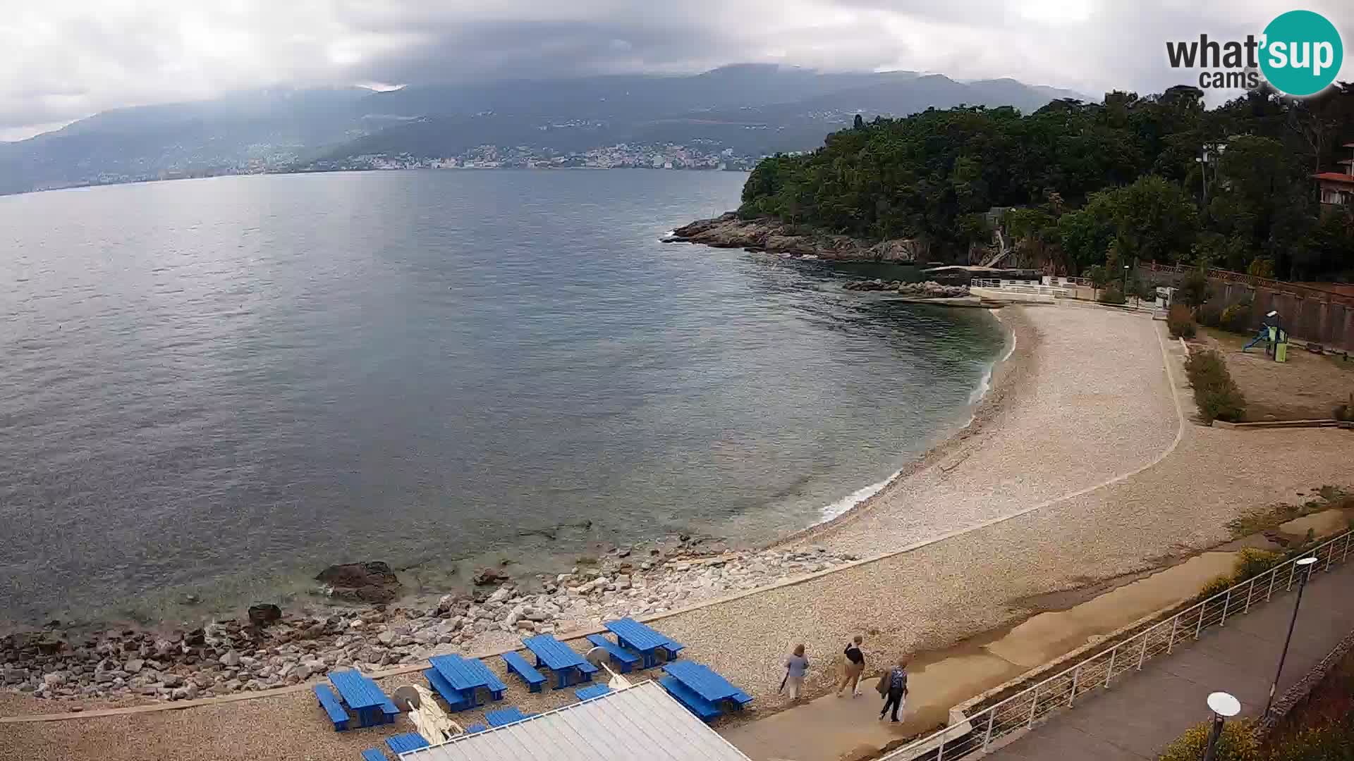Reka Spletna kamera  plaža pri Bazenih Kantrida