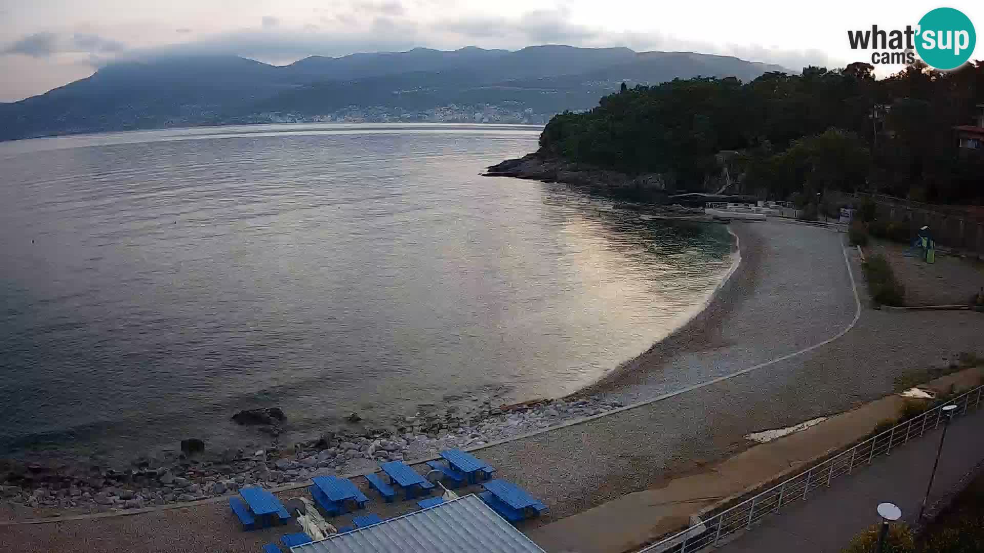 Reka Spletna kamera  plaža pri Bazenih Kantrida