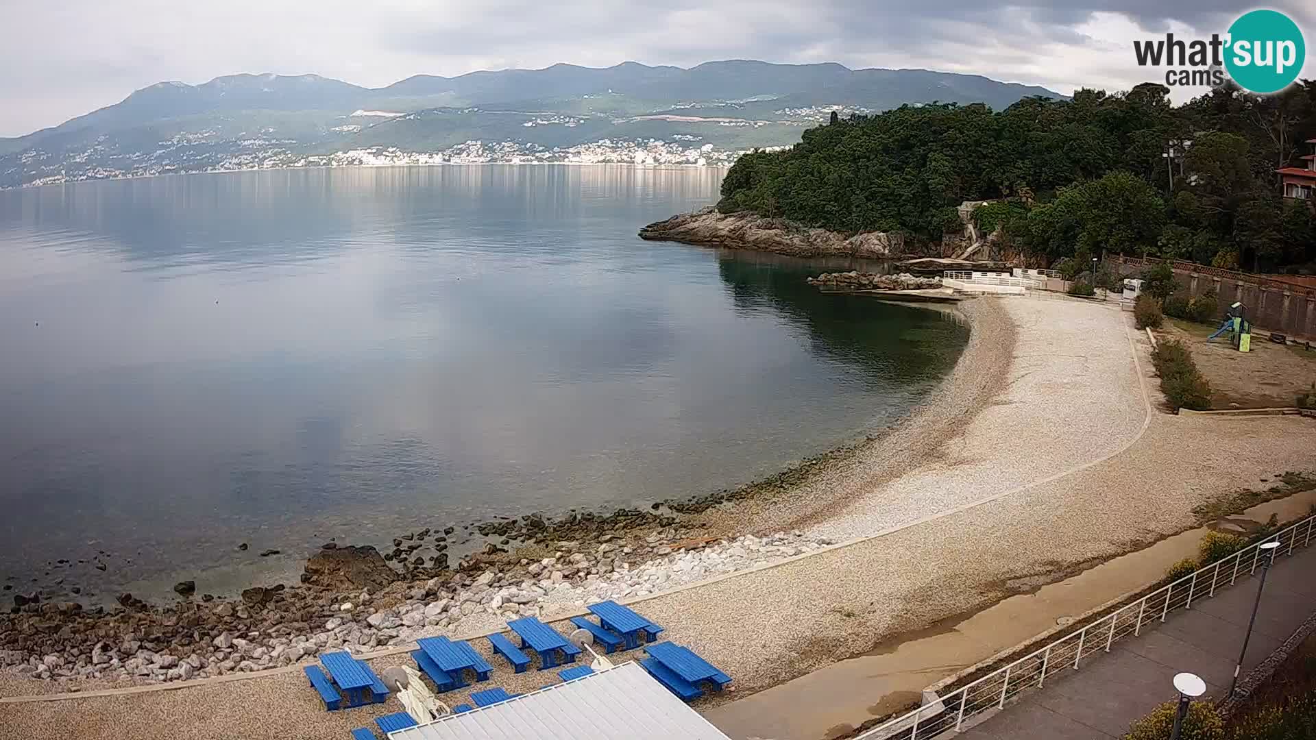 Reka Spletna kamera  plaža pri Bazenih Kantrida