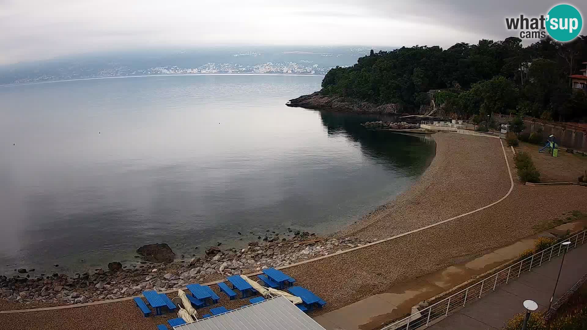 Reka Spletna kamera  plaža pri Bazenih Kantrida