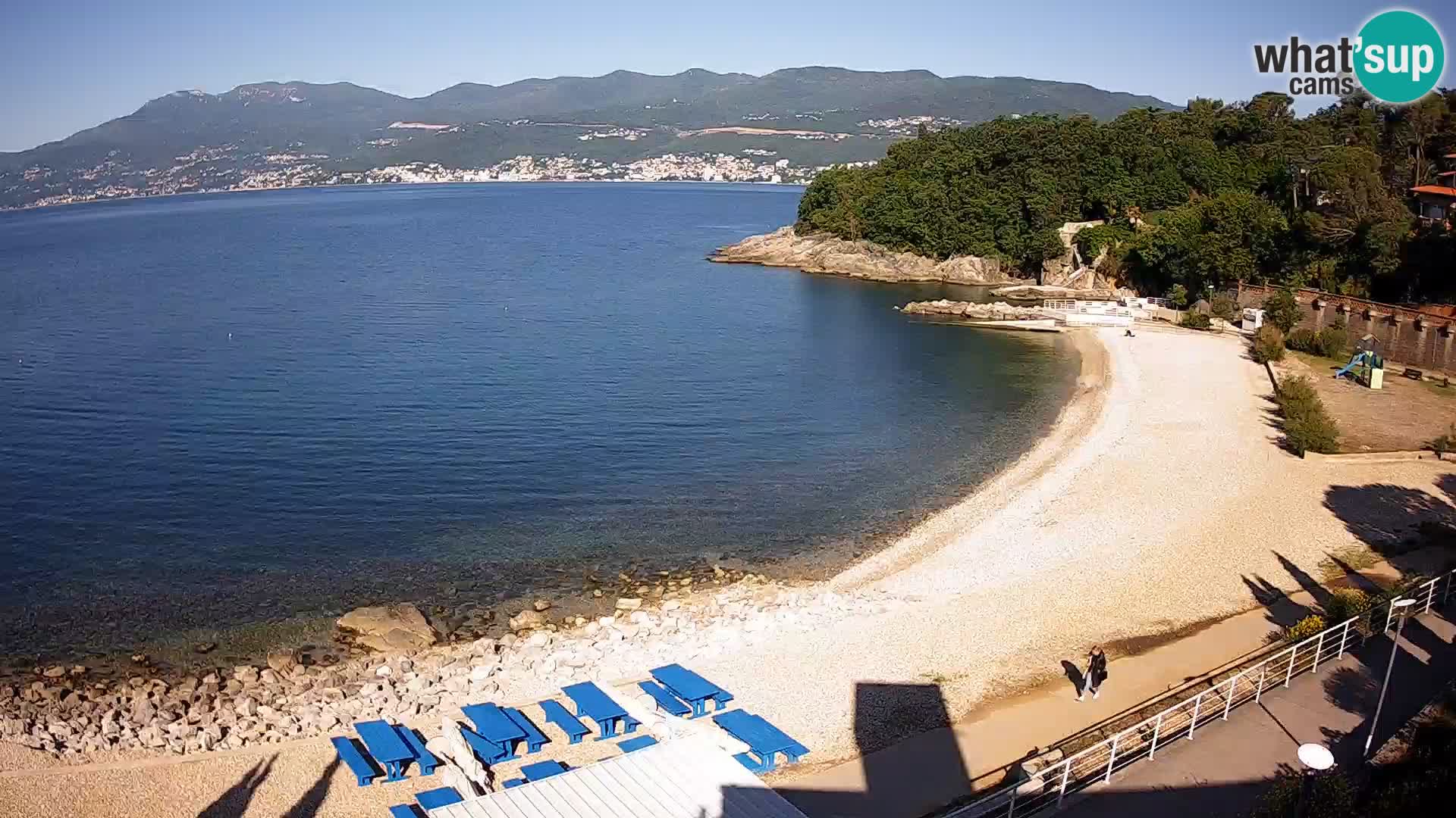 Reka Spletna kamera  plaža pri Bazenih Kantrida
