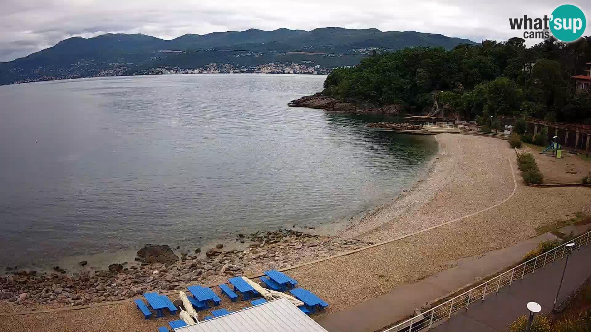 Rijeka web kamera plaža pri Bazenih Kantrida