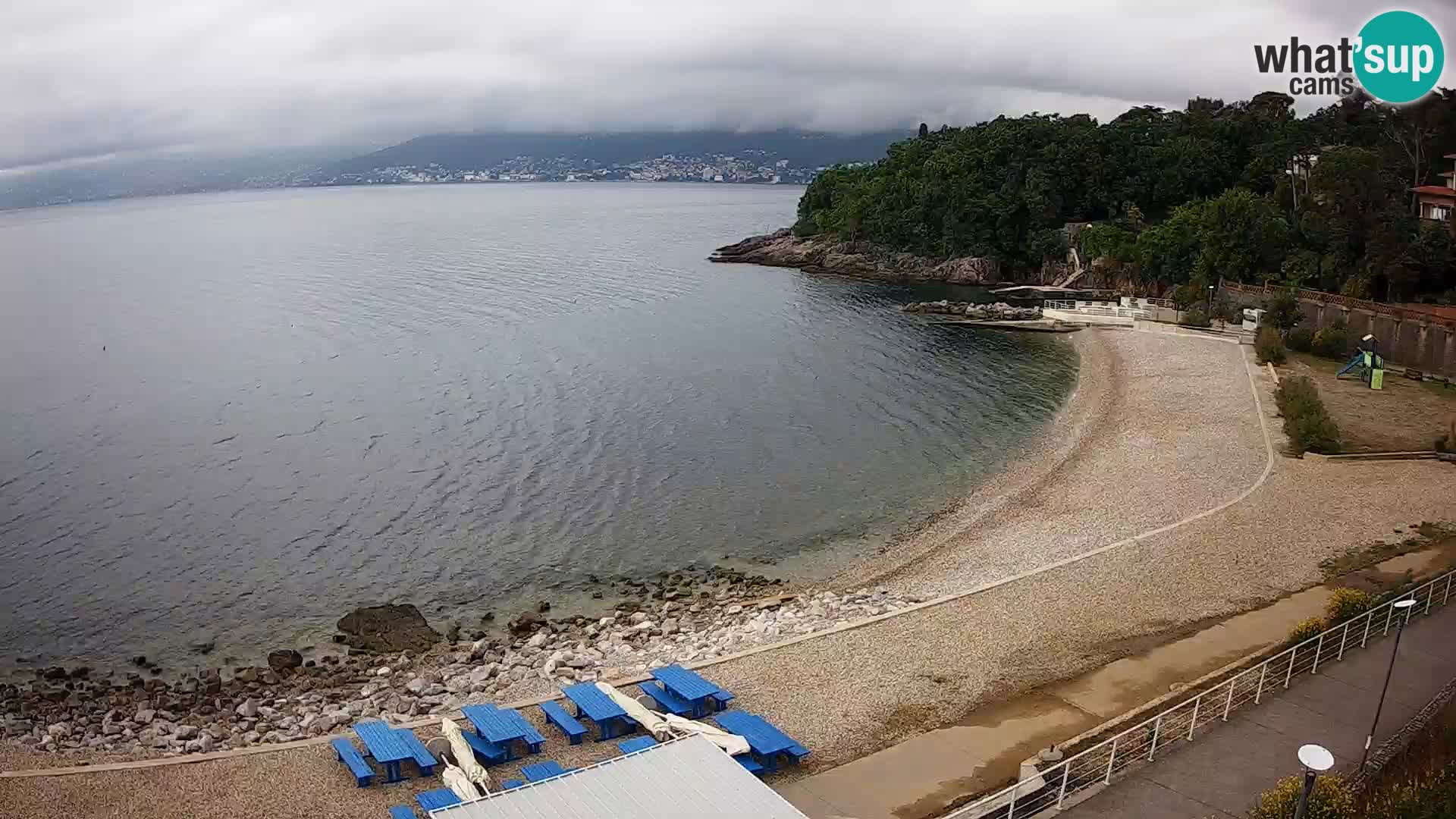 Reka Spletna kamera  plaža pri Bazenih Kantrida