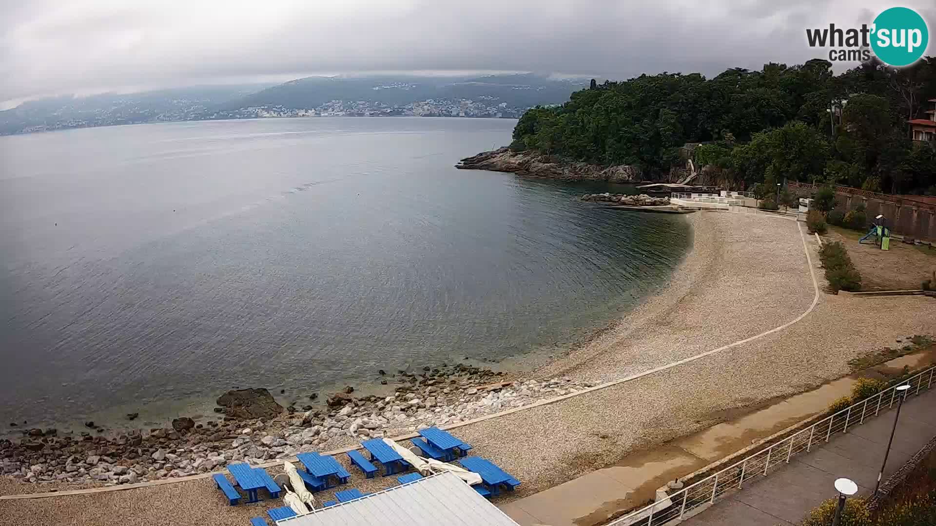 Reka Spletna kamera  plaža pri Bazenih Kantrida