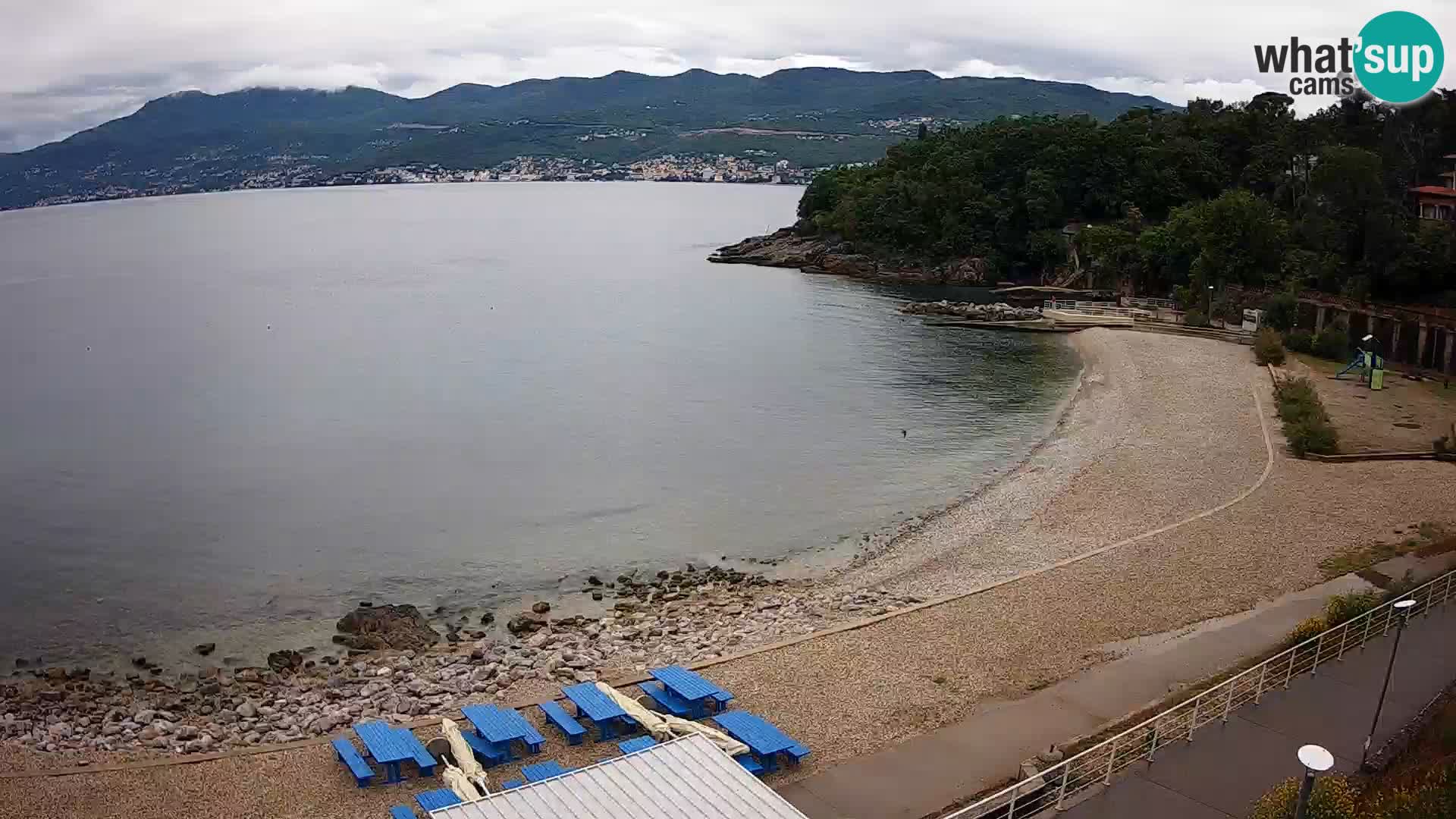 Reka Spletna kamera  plaža pri Bazenih Kantrida