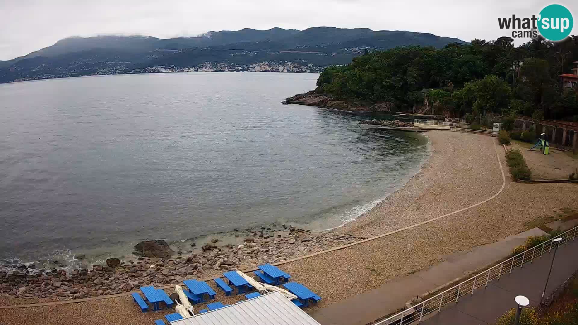 Reka Spletna kamera  plaža pri Bazenih Kantrida