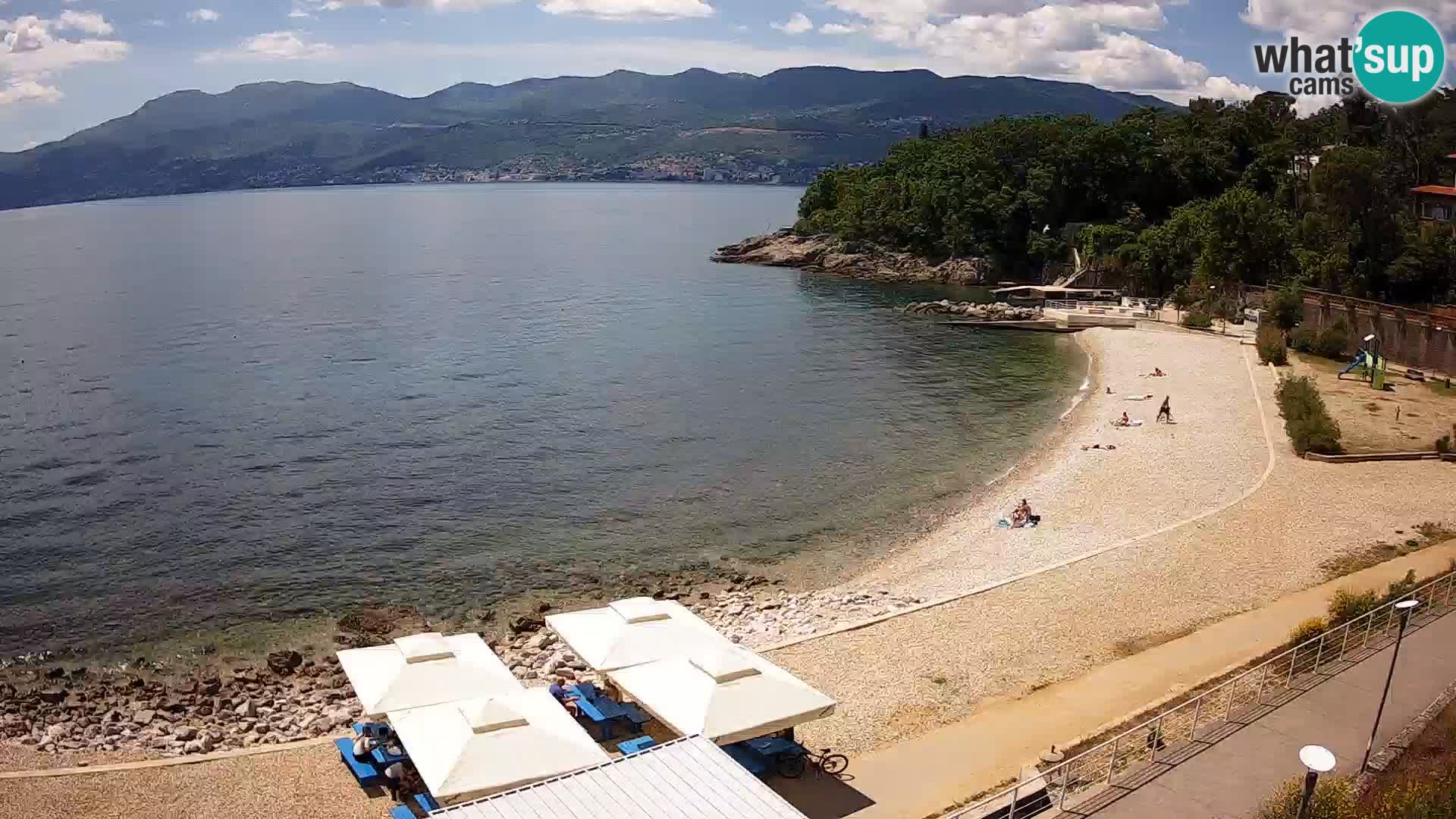 Reka Spletna kamera  plaža pri Bazenih Kantrida