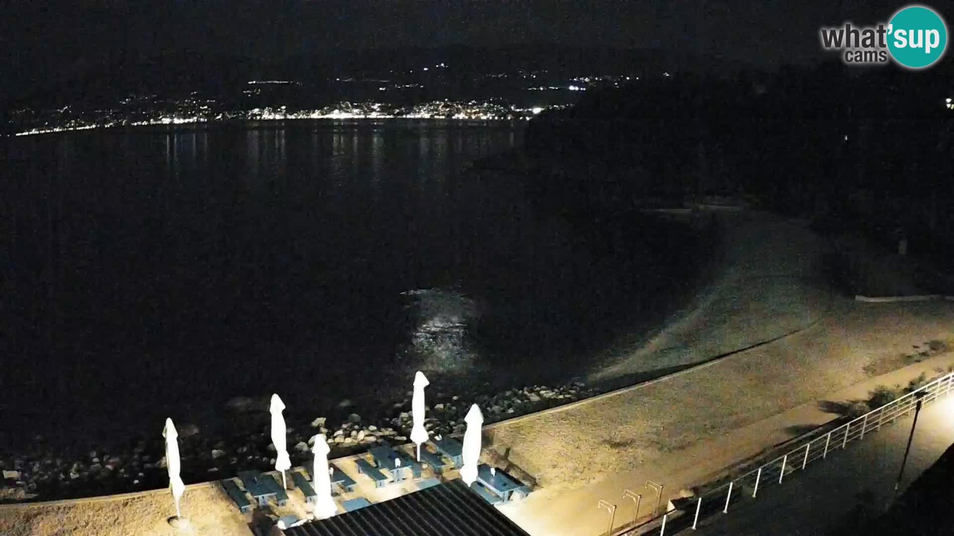 LIVE Webcam Rijeka beach Swimming pools Kantrida