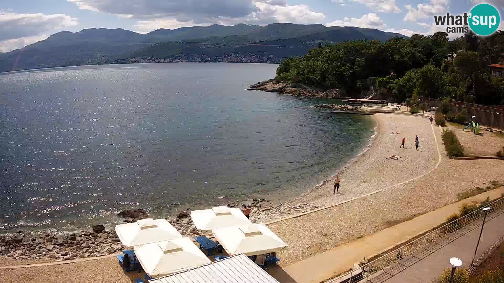 Reka Spletna kamera  plaža pri Bazenih Kantrida