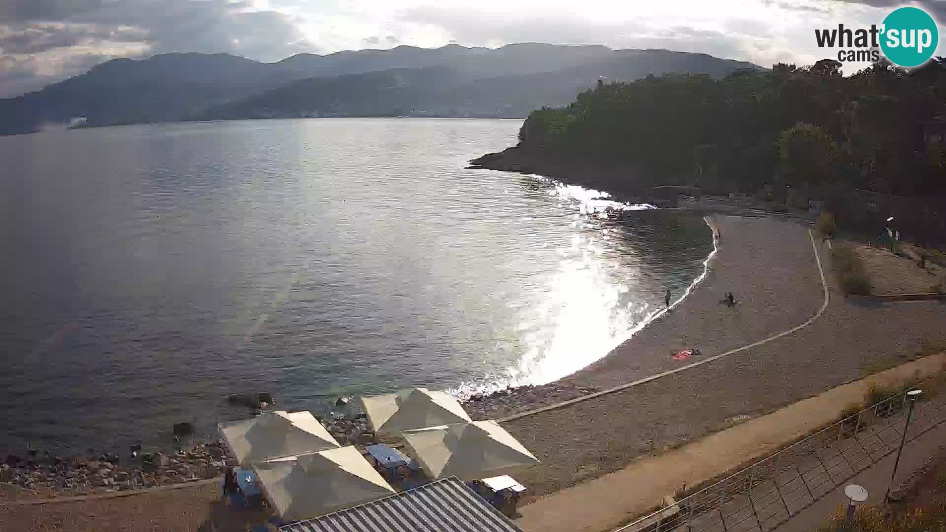 Reka Spletna kamera  plaža pri Bazenih Kantrida