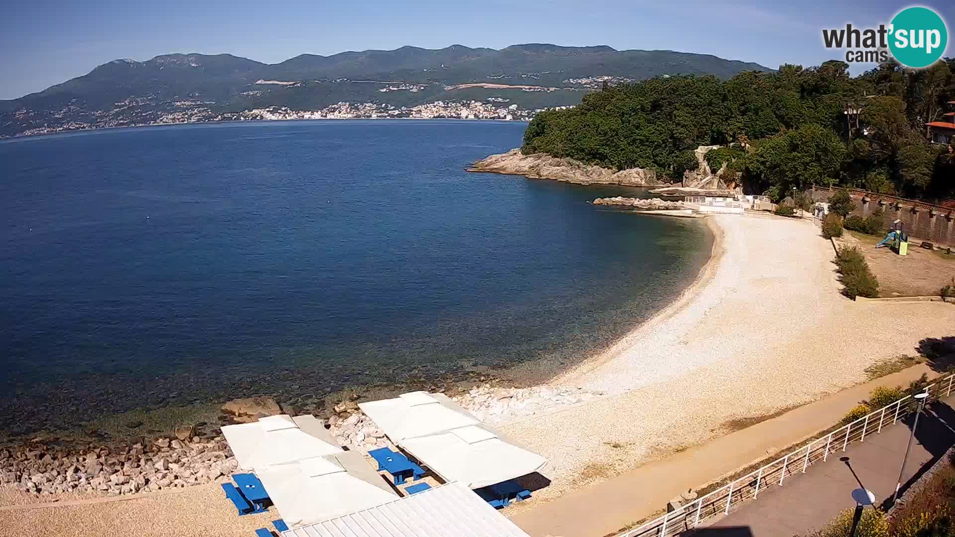 LIVE Webcam Fiume spiaggia piscine Kantrida
