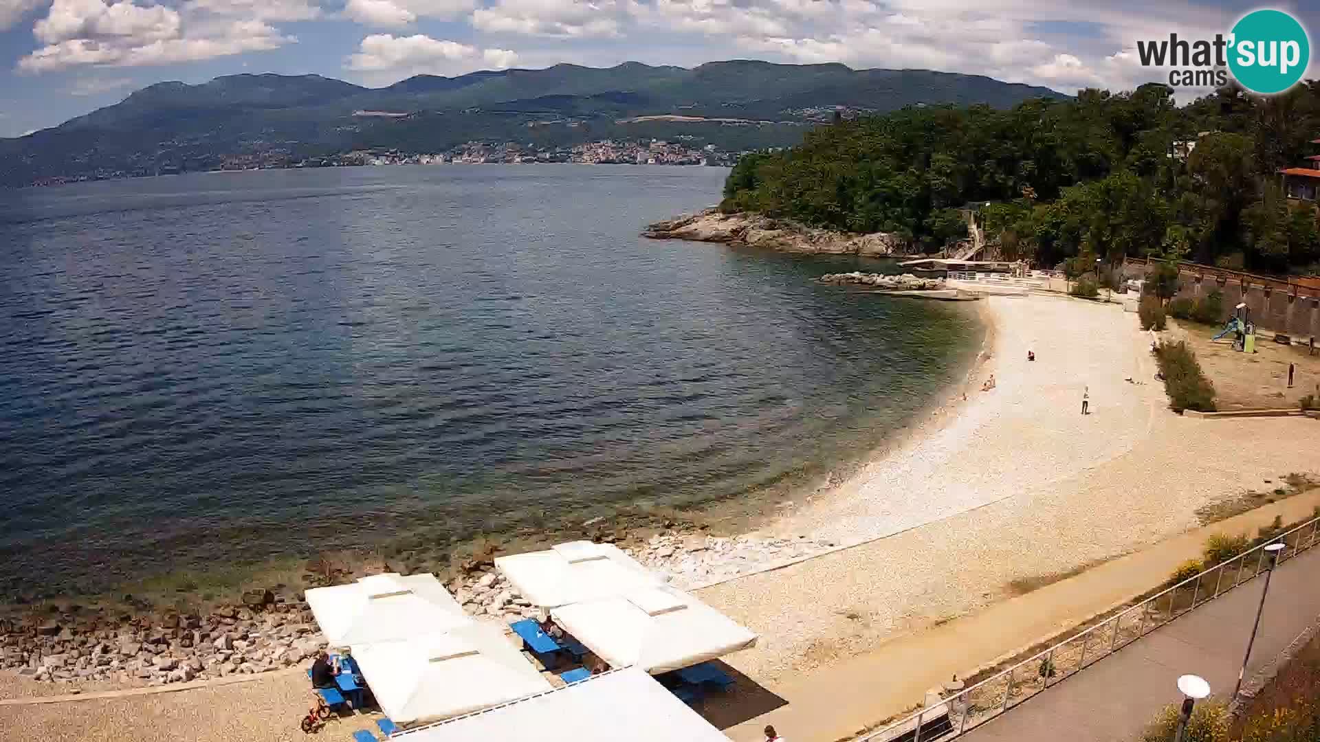 Rijeka web kamera plaža pri Bazenih Kantrida