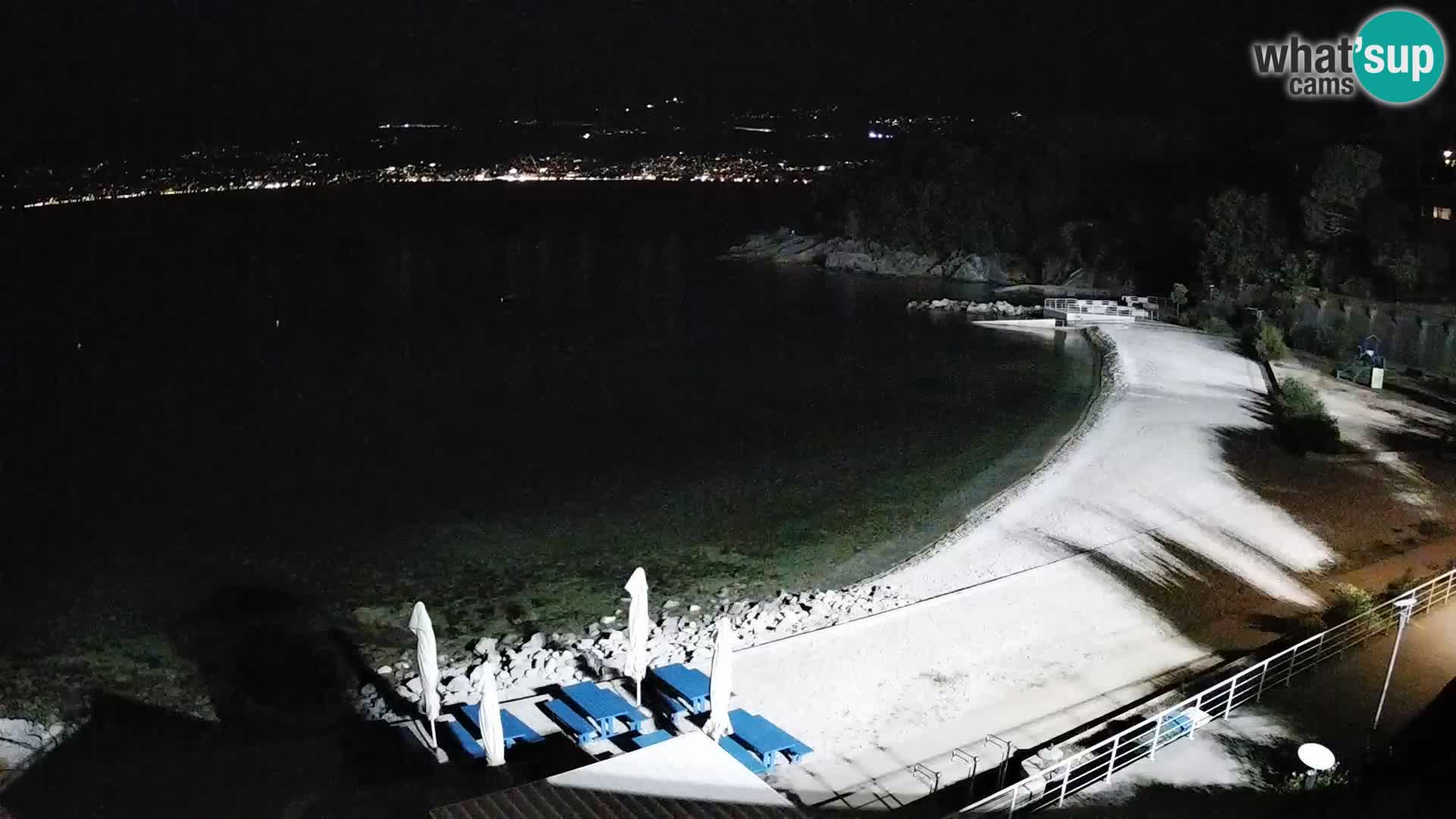 Rijeka web kamera plaža pri Bazenih Kantrida