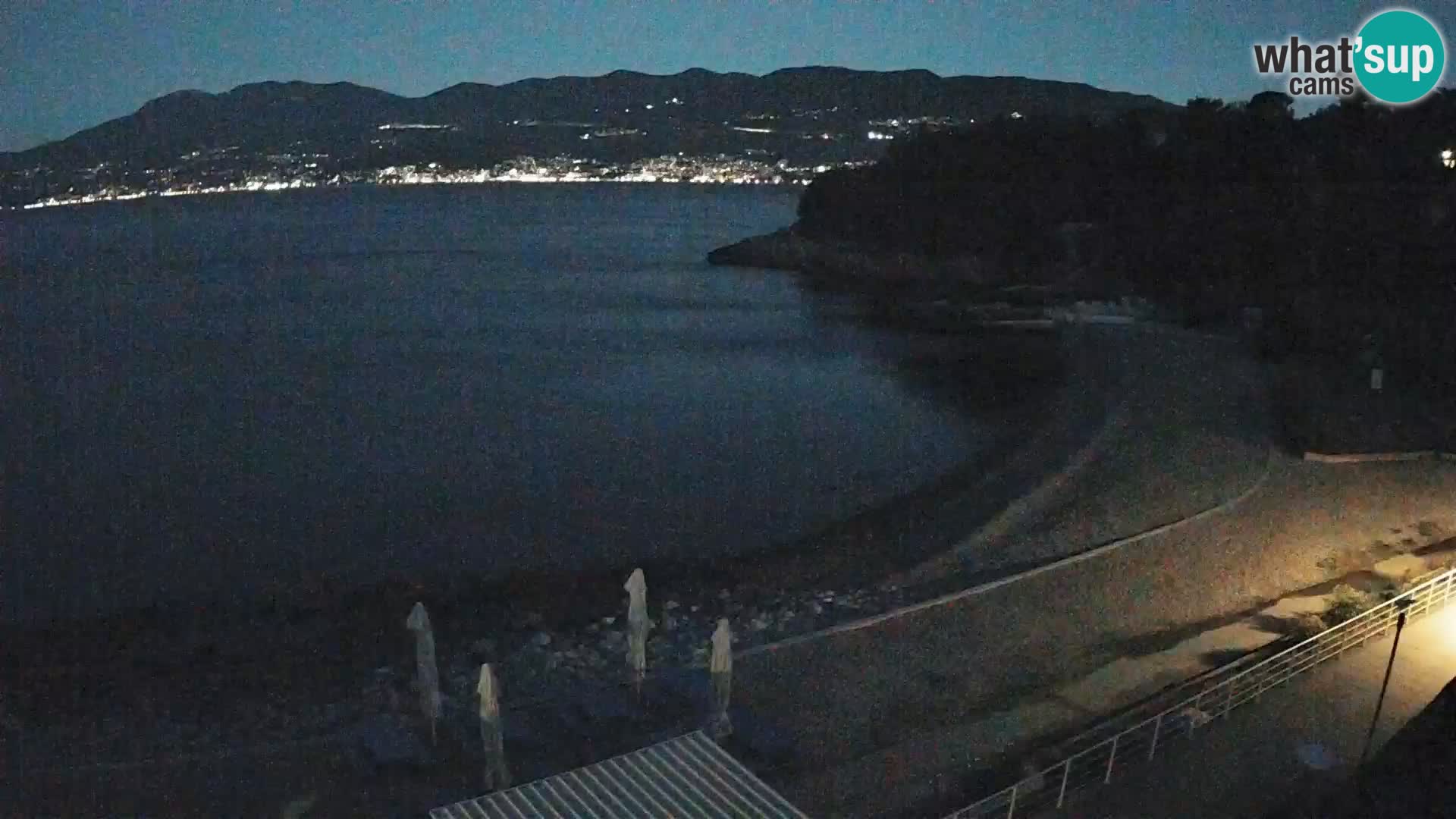 Reka Spletna kamera  plaža pri Bazenih Kantrida