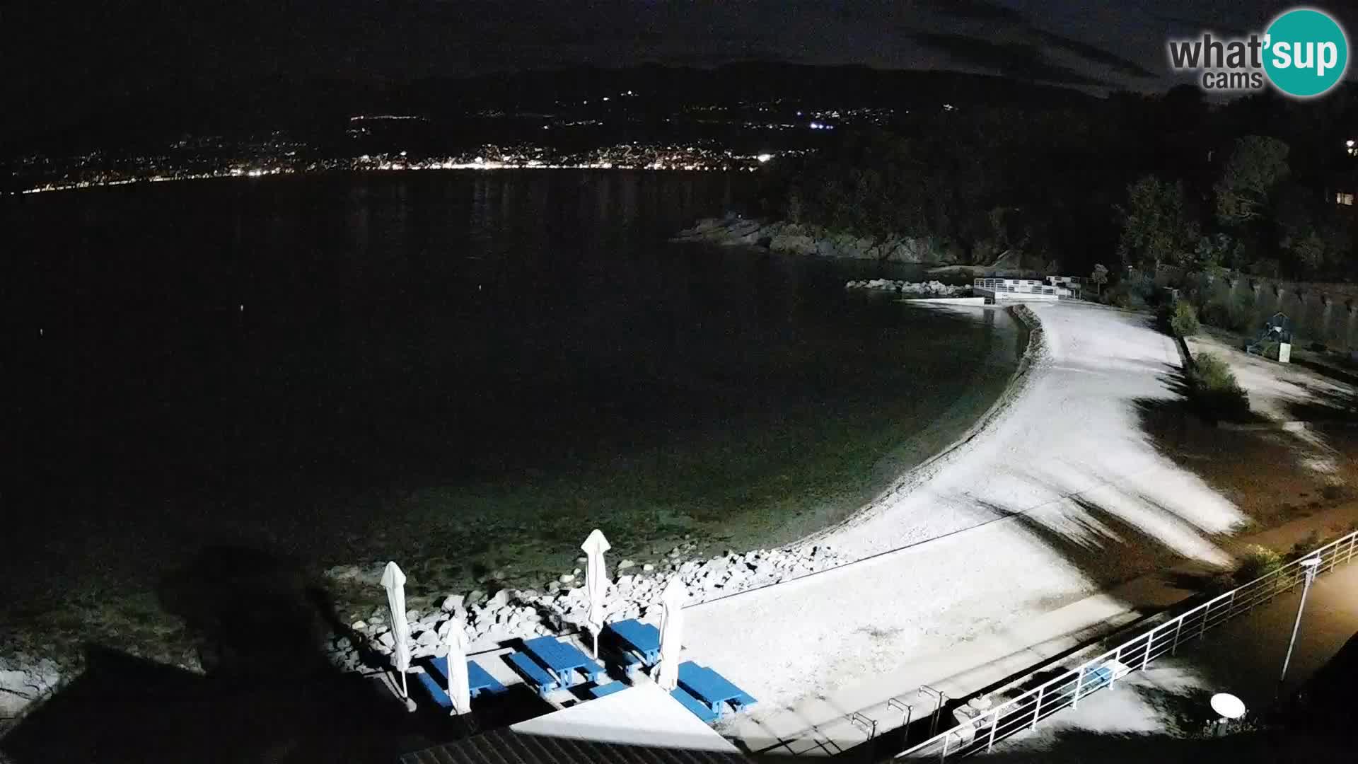 Rijeka web kamera plaža pri Bazenih Kantrida