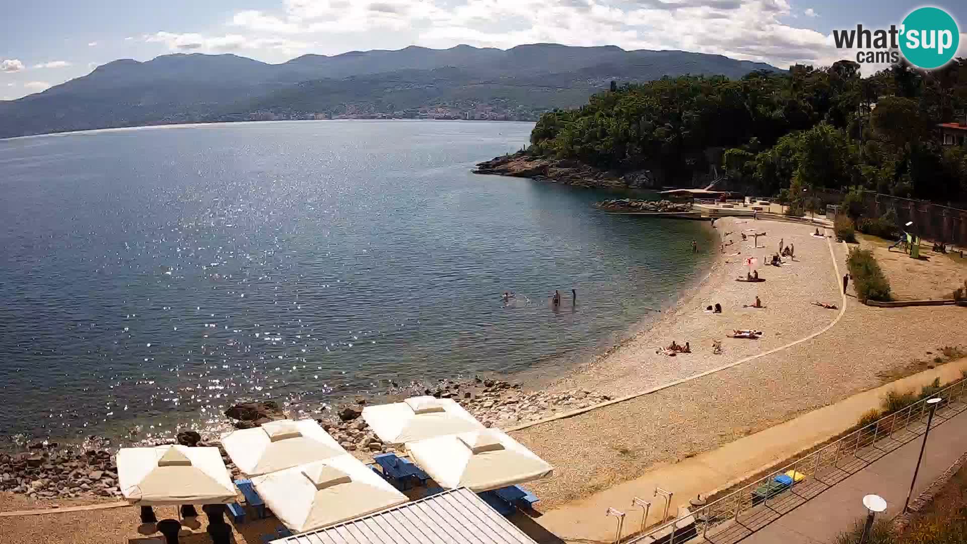 Reka Spletna kamera  plaža pri Bazenih Kantrida