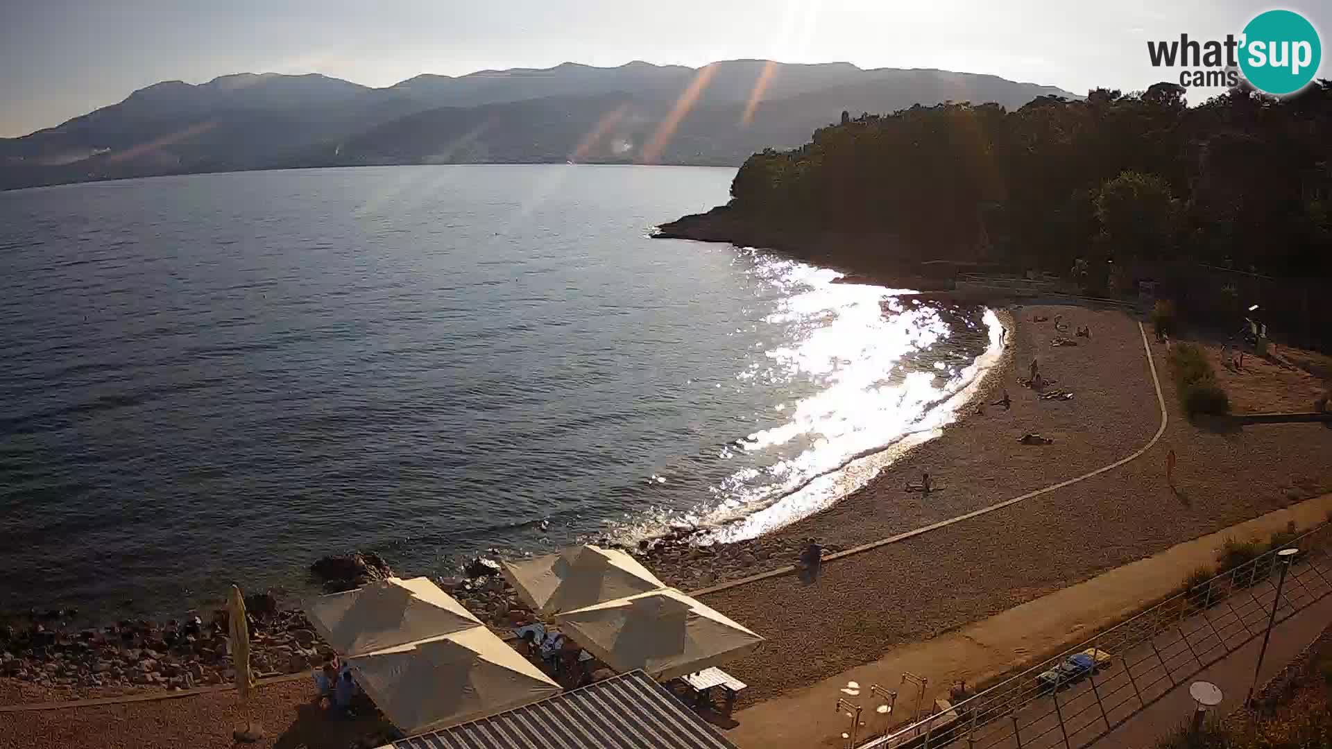 Reka Spletna kamera  plaža pri Bazenih Kantrida