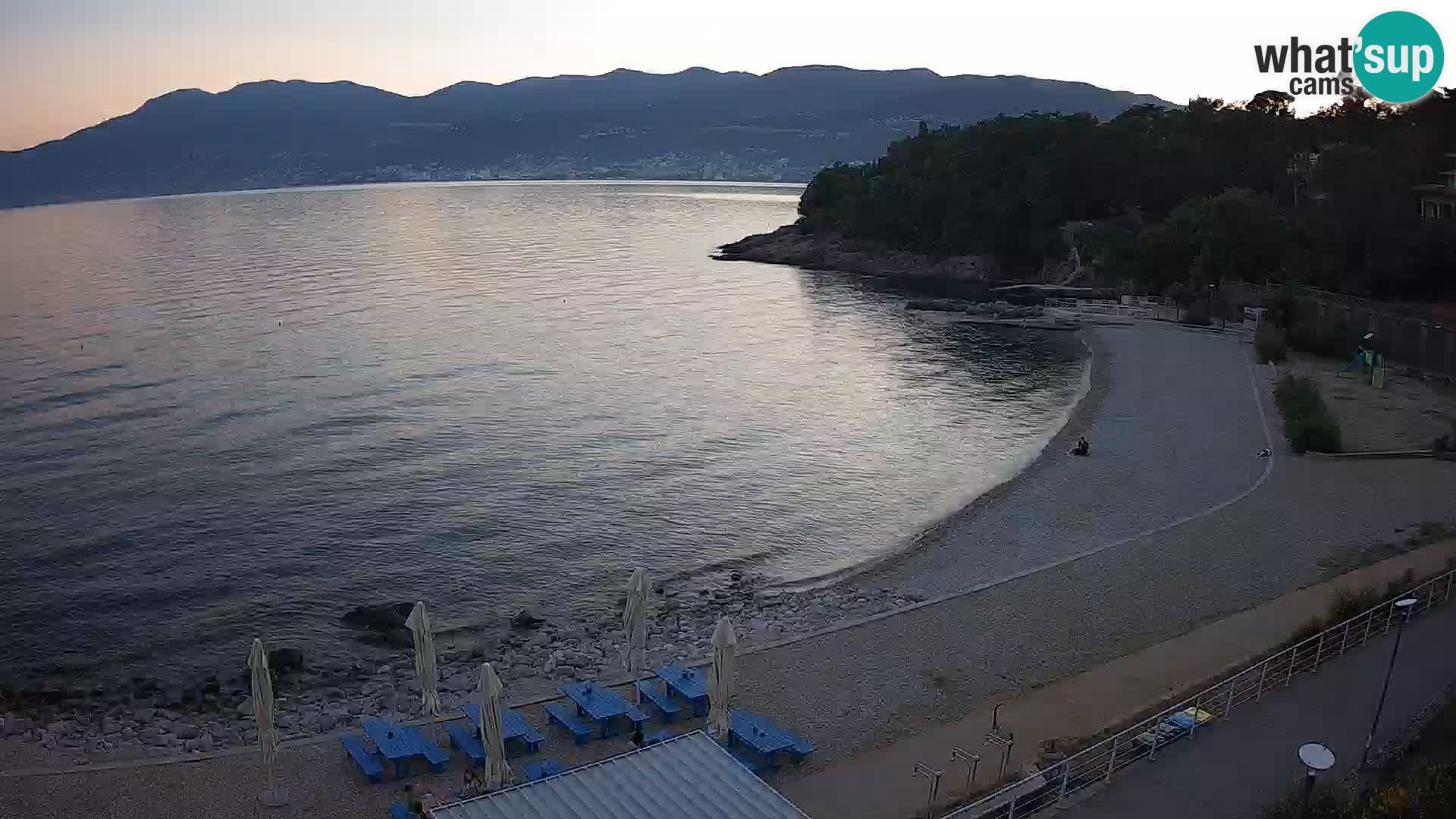 Reka Spletna kamera  plaža pri Bazenih Kantrida