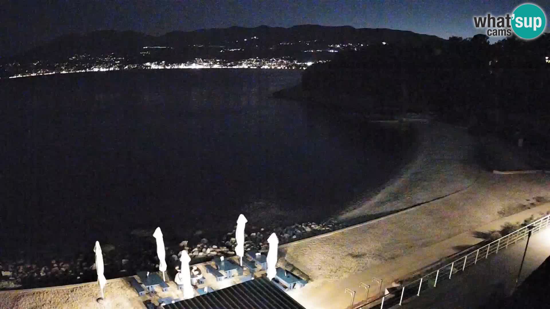 Reka Spletna kamera  plaža pri Bazenih Kantrida