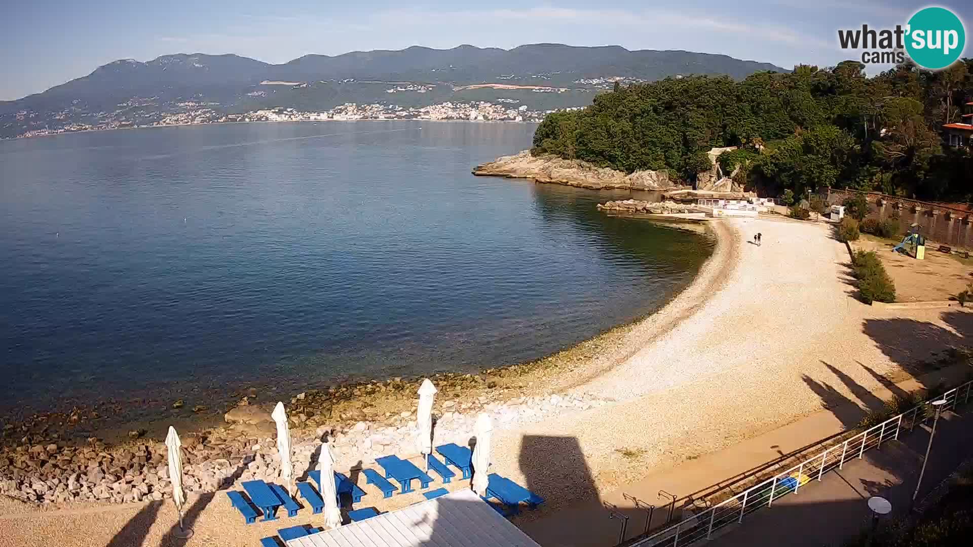 Reka Spletna kamera  plaža pri Bazenih Kantrida