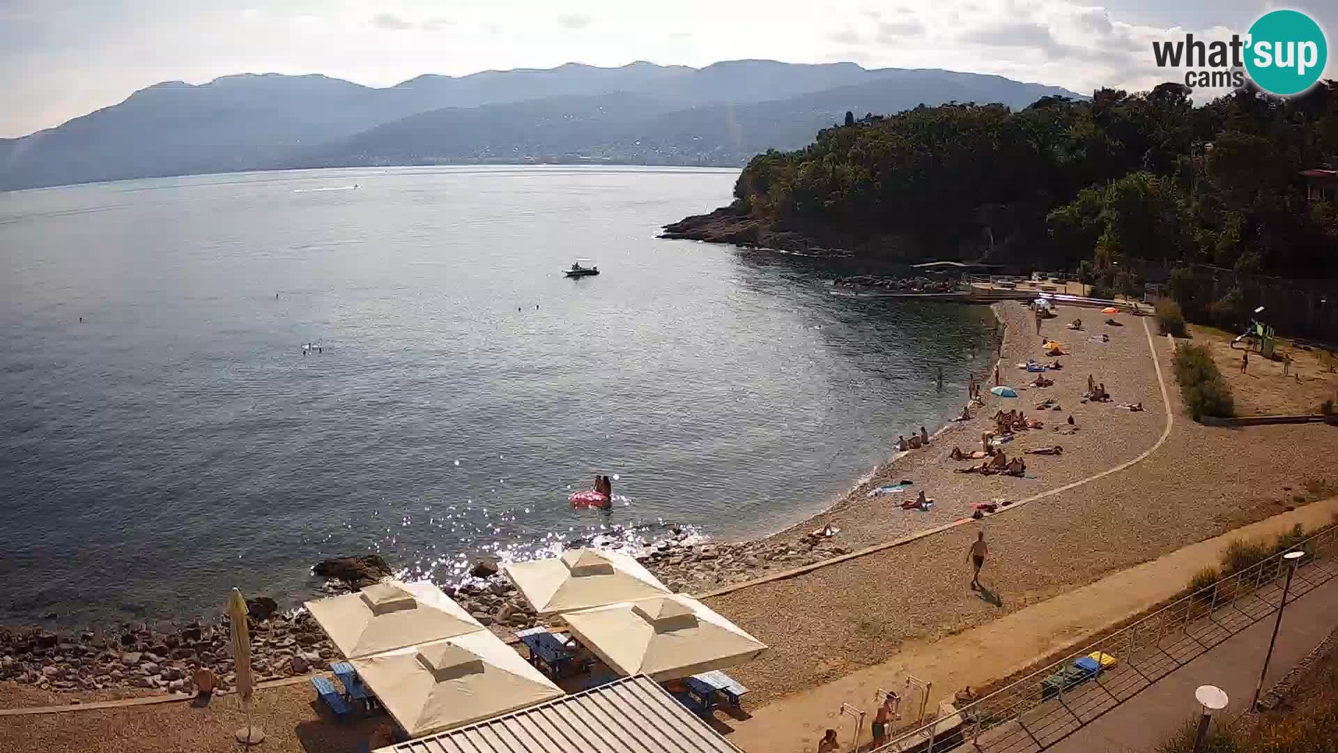 Reka Spletna kamera  plaža pri Bazenih Kantrida