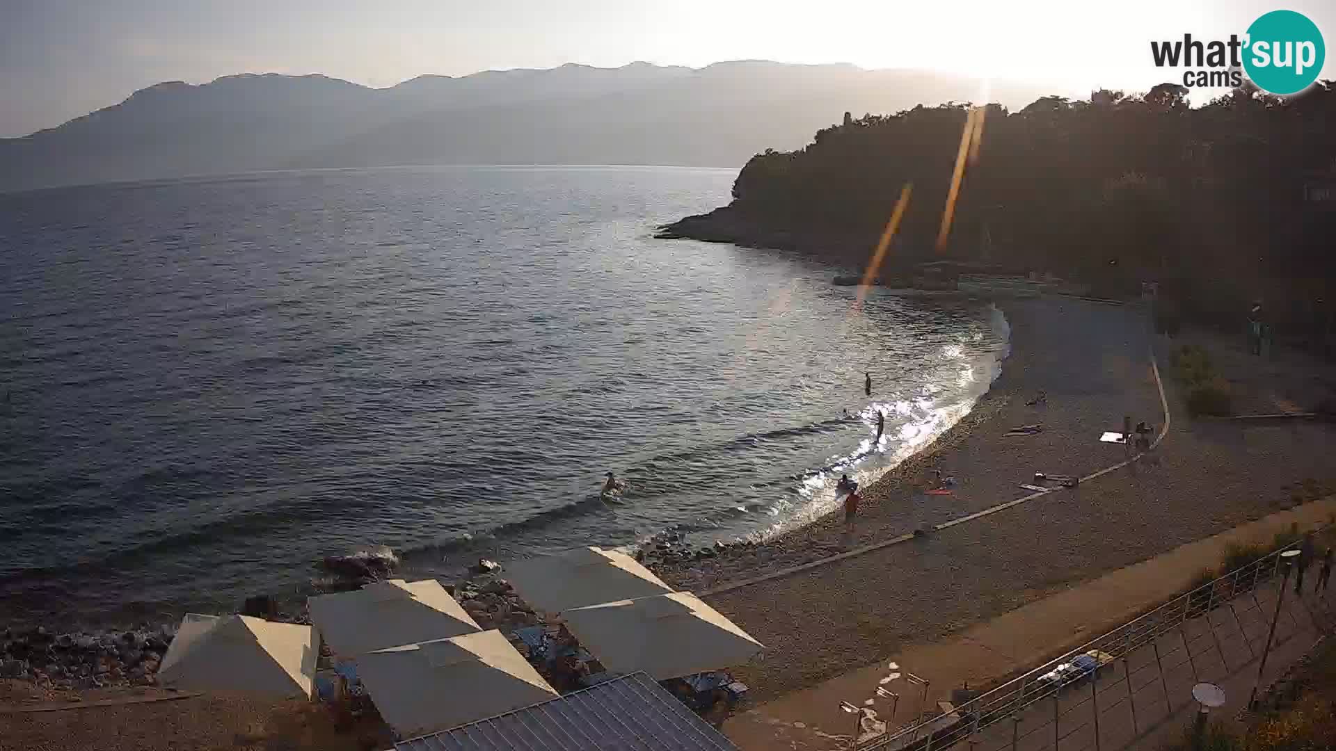 Rijeka web kamera plaža pri Bazenih Kantrida