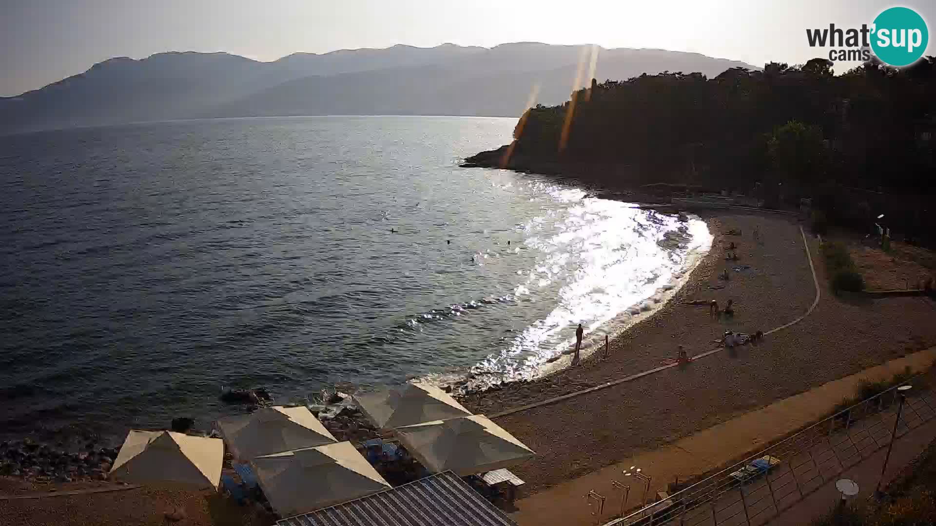 Reka Spletna kamera  plaža pri Bazenih Kantrida