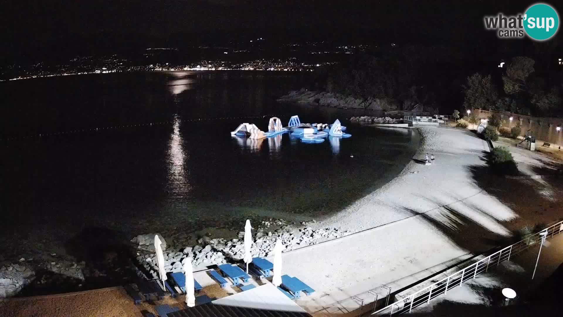 Reka Spletna kamera  plaža pri Bazenih Kantrida