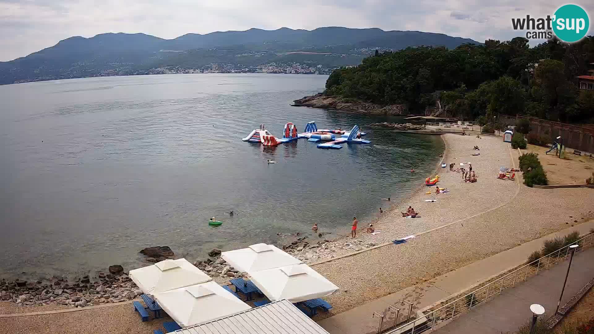 LIVE Webcam Rijeka beach Swimming pools Kantrida