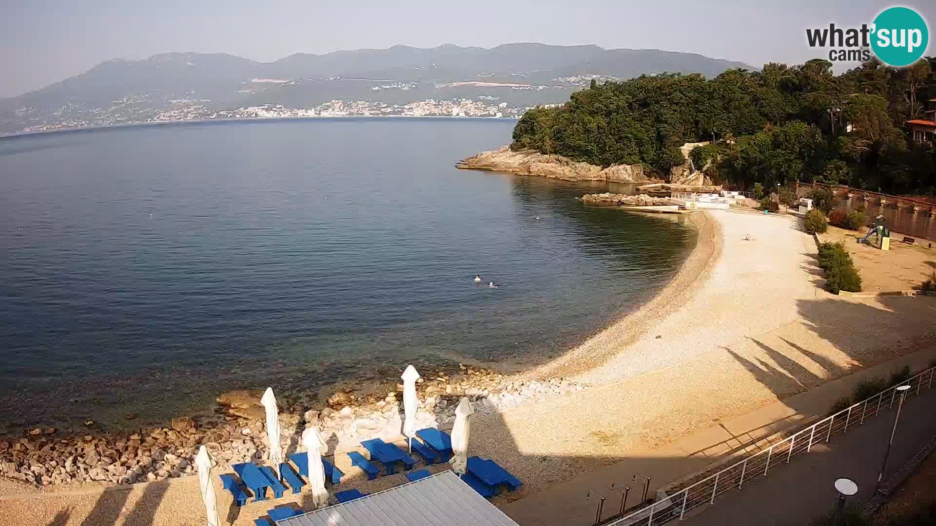 LIVE Webcam Rijeka beach Swimming pools Kantrida