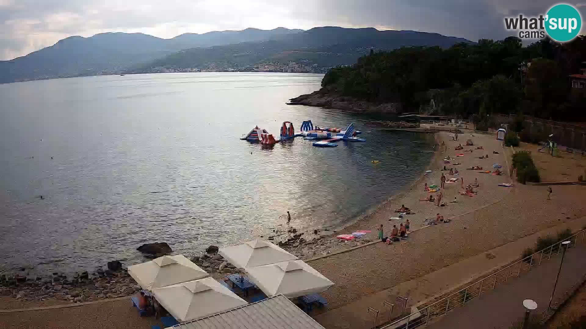 Rijeka web kamera plaža pri Bazenih Kantrida
