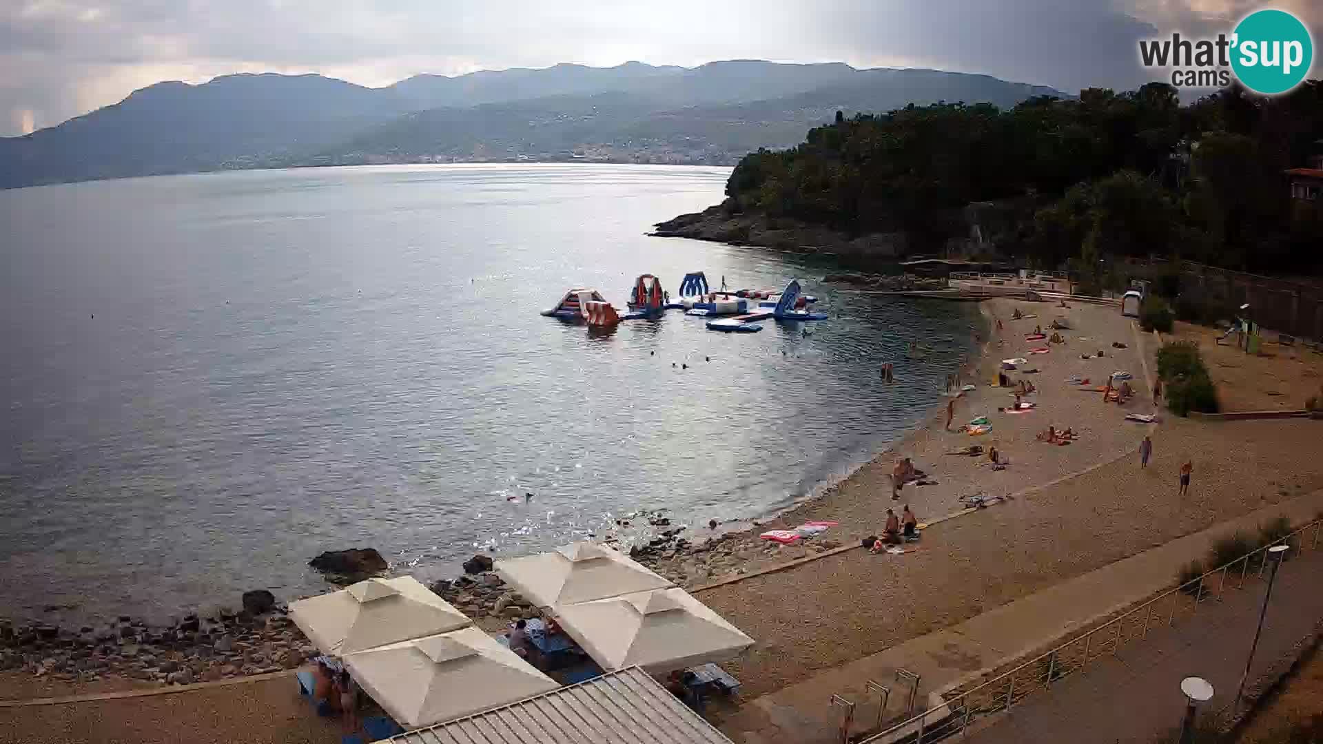 LIVE Webcam Rijeka beach Swimming pools Kantrida