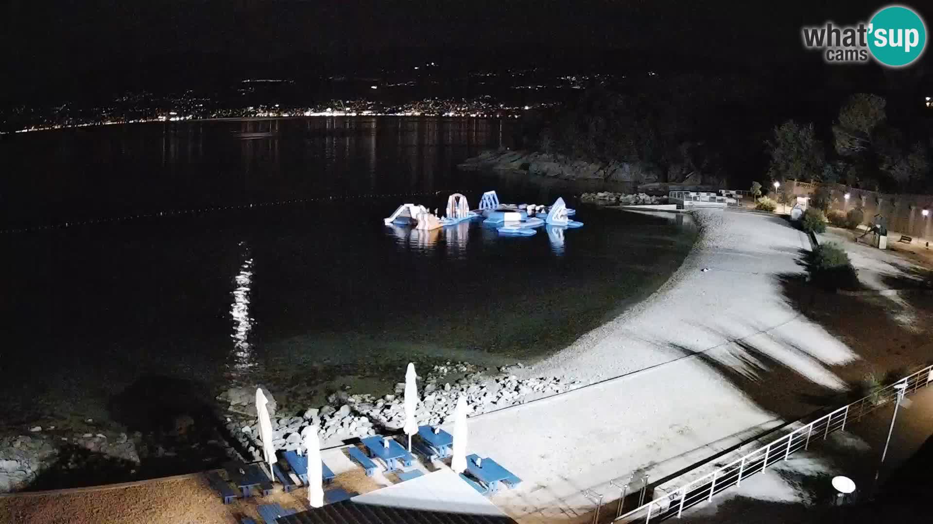 LIVE Webcam Rijeka beach Swimming pools Kantrida