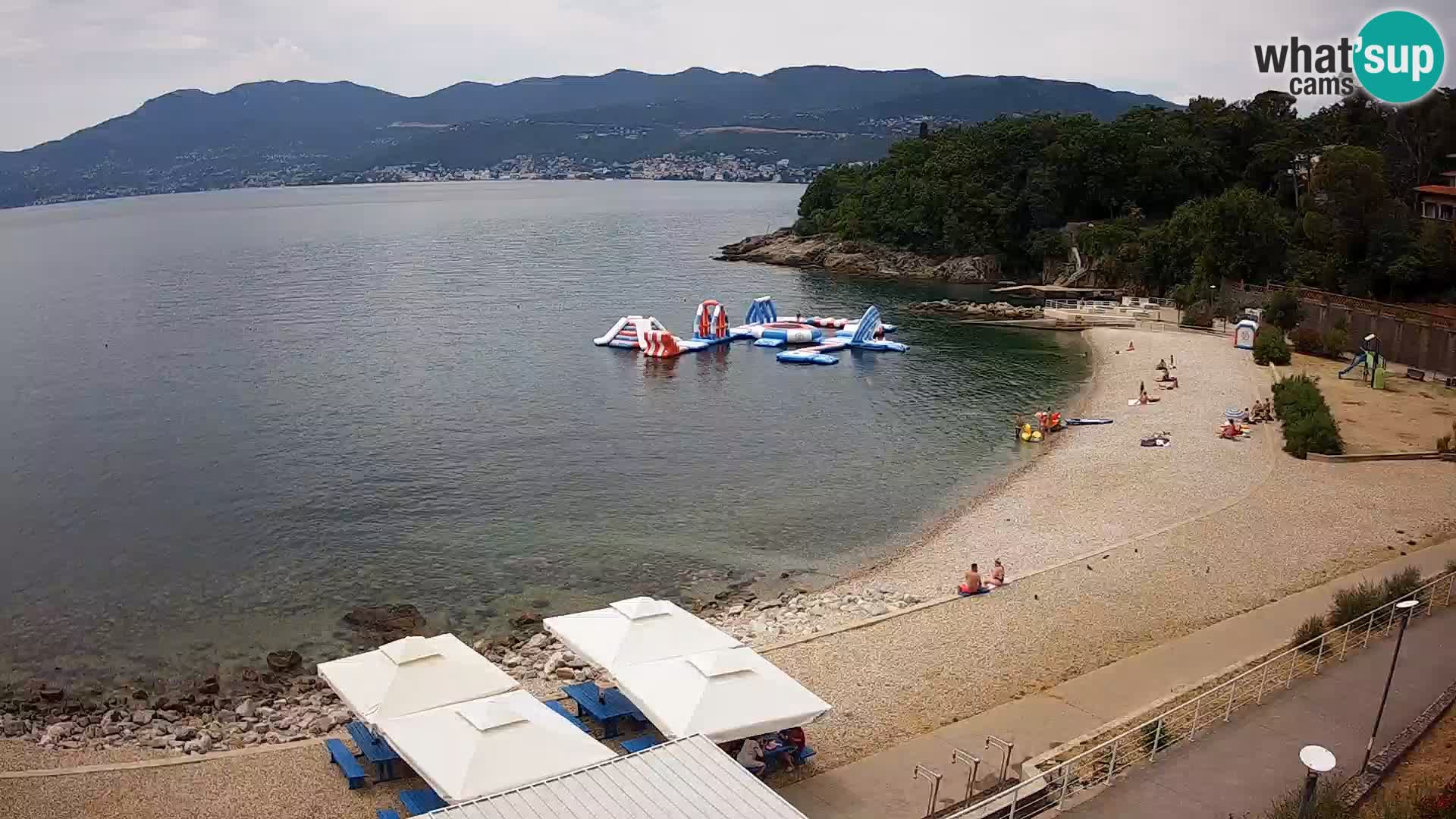 Rijeka web kamera plaža pri Bazenih Kantrida