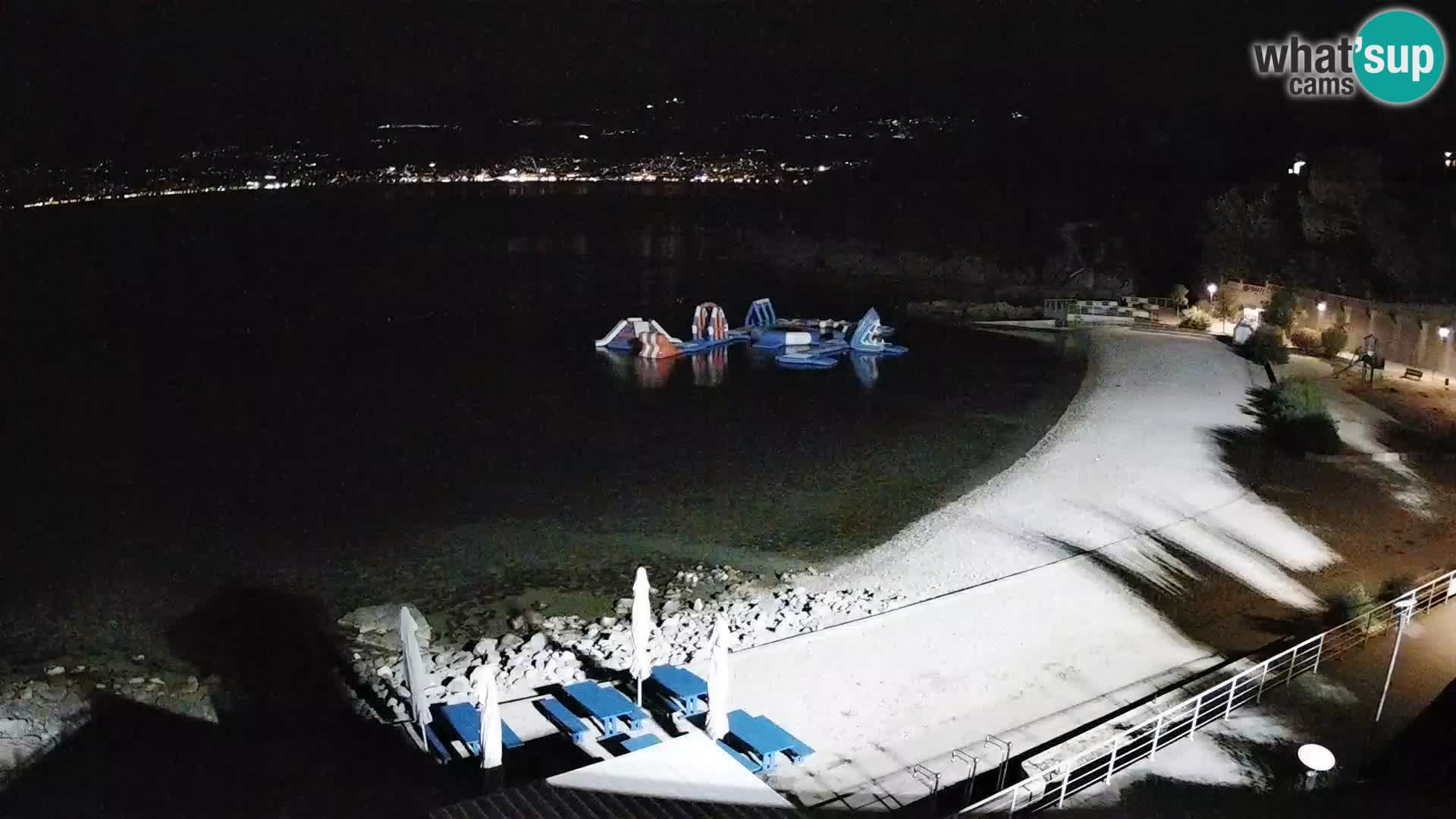 Rijeka web kamera plaža pri Bazenih Kantrida